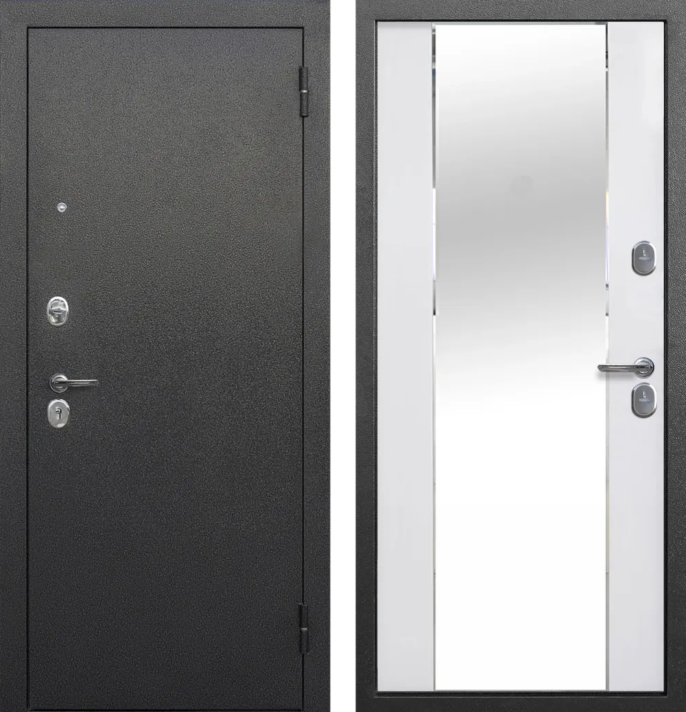 Тайга 7 см Зеркало Серебро 860*2050 L