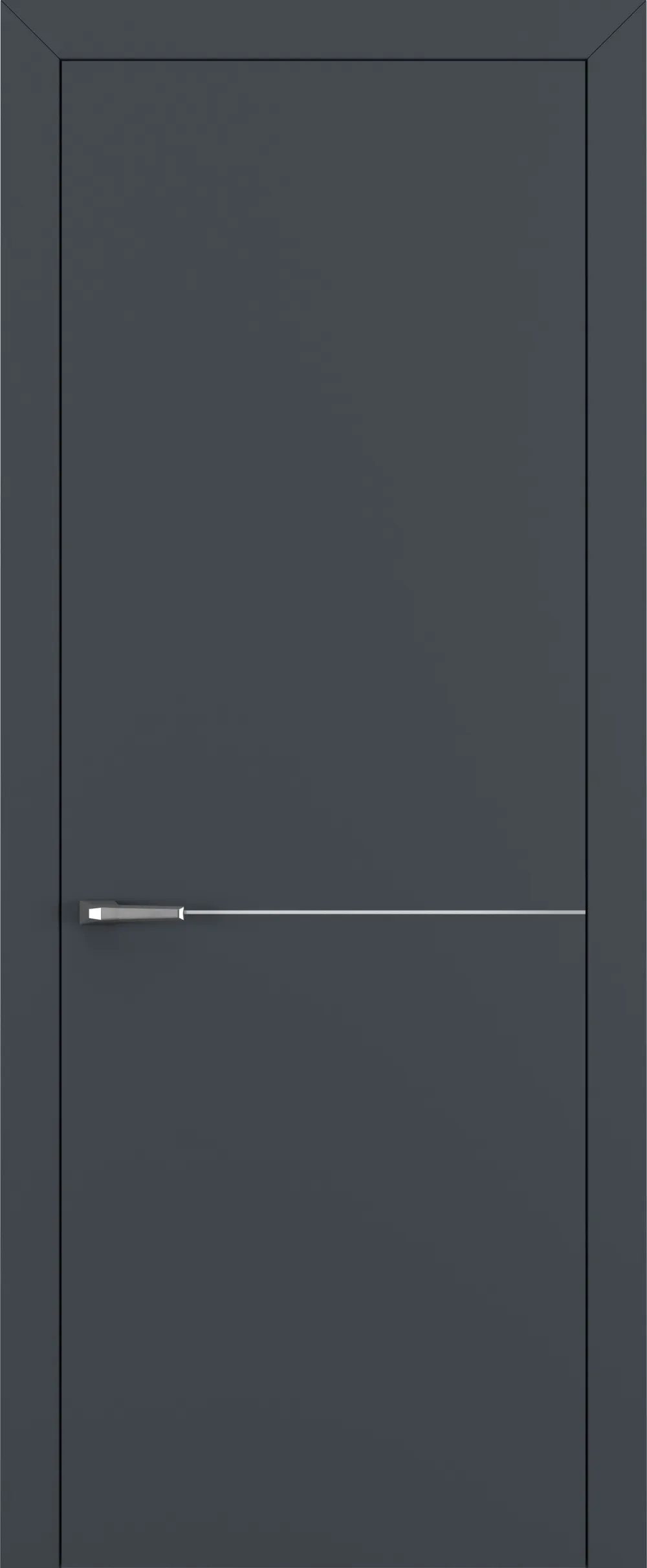 Квалитет К10 800*2000 Графит премьер мат ABS молдинг серебро (Mh)