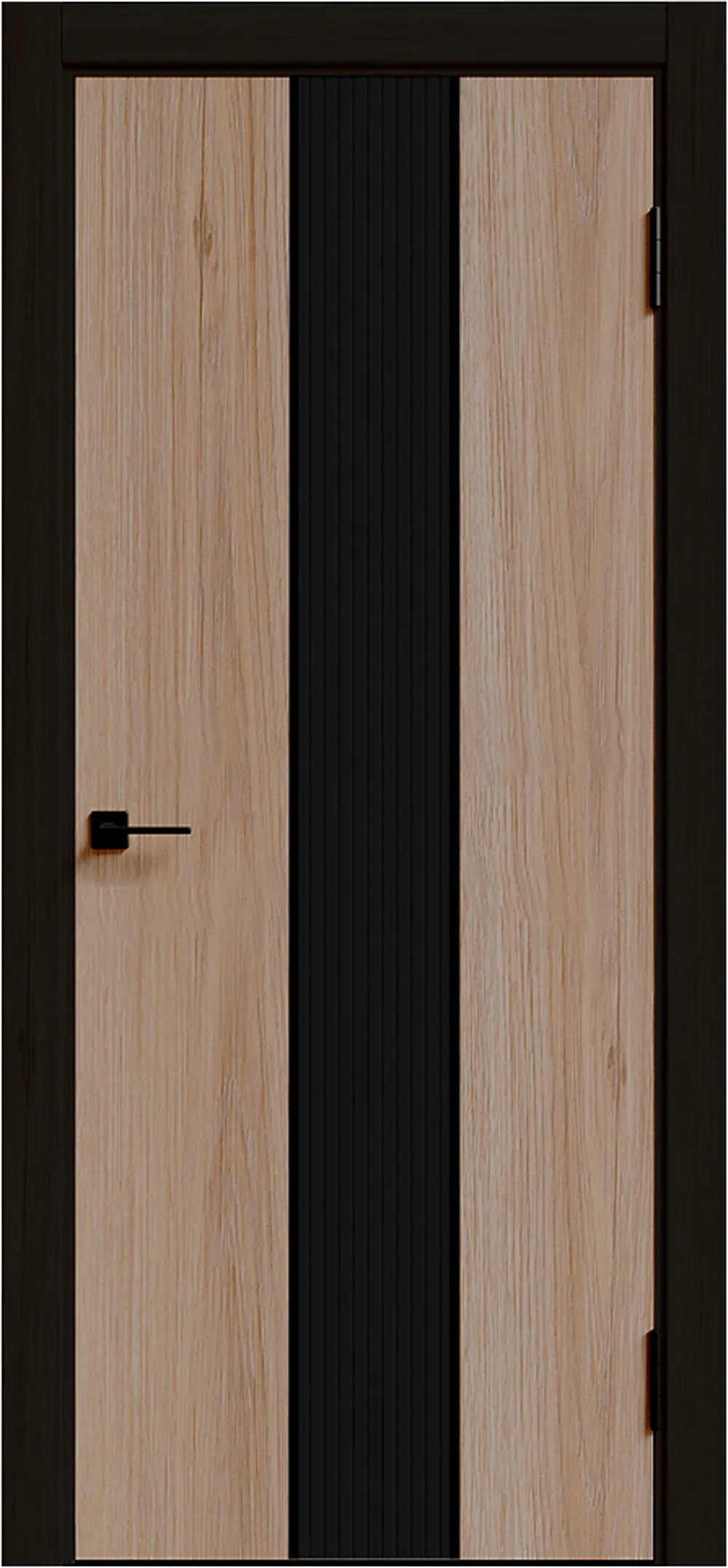 PM 2 ДГ 800*2000 Стронг Черный/ Шампань  ABS черная с 2-х сторон