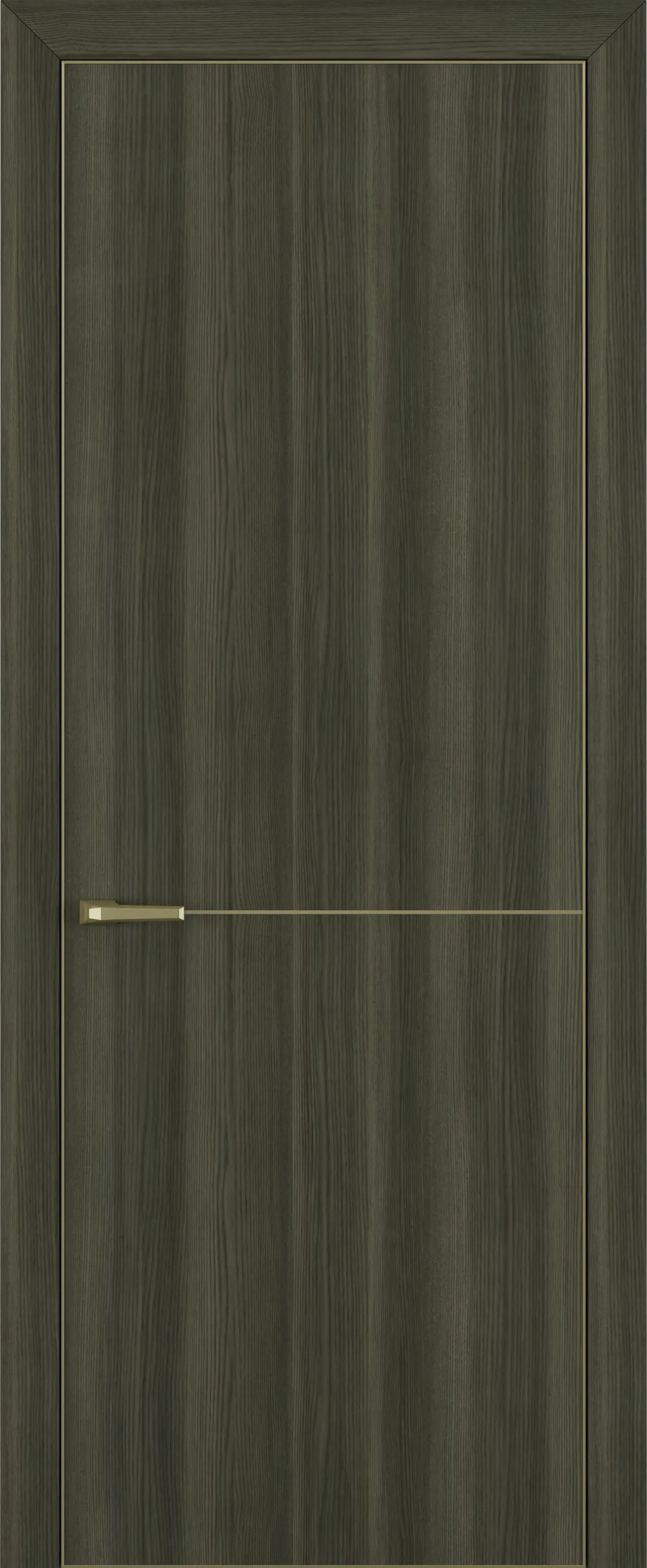 Квалитет К10 800*2000 Дуб темный ALU Золотая с 4-х молдинг золото (Mg) зпп Eclipse 3.0 под 2 петли зпз 196 REVERS R