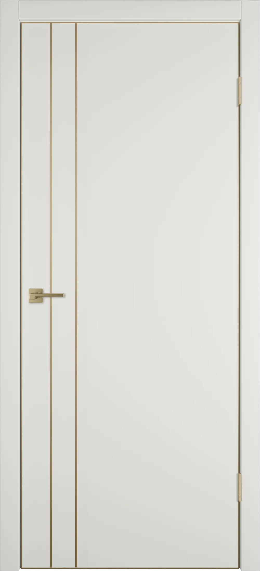 Urban 2 V 800*2000 Emalex MidWhite Gold Edge Молдинг золото накладной зпп Eclipse зпз 196