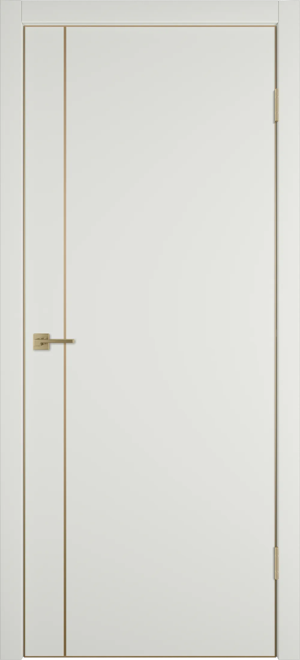 Urban 1 V 800*2000 Emalex MidWhite Gold Edge Молдинг золото накладной зпп Eclipse зпз 196