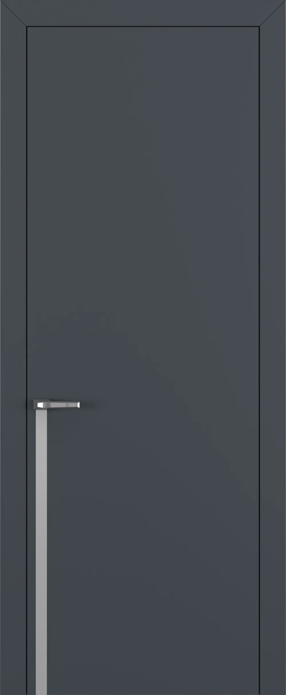 Квалитет К21 800*2000 Графит премьер мат ABS молдинг серебро (Mh)