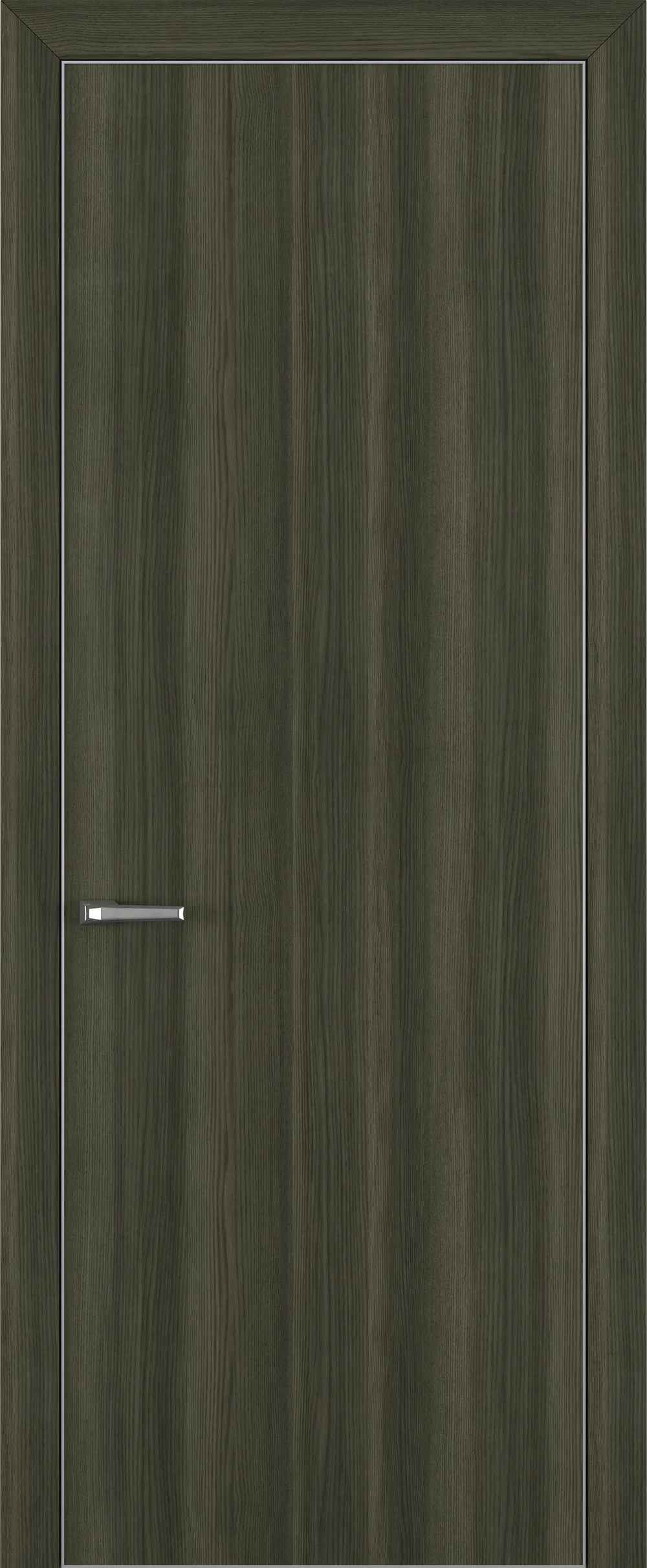 Квалитет К7 800*2000 Дуб темный ALU Серая с 4-х зпп Eclipse под 2 петли зпз 196