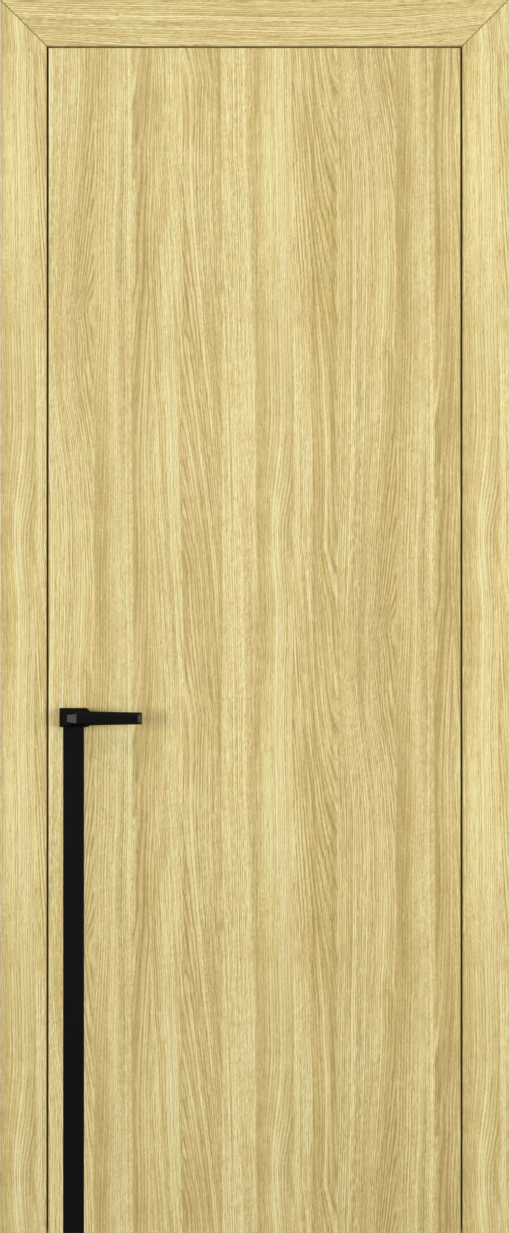 Квалитет К21 800*2000 Дуб натуральный ABS молдинг черный (Mb)