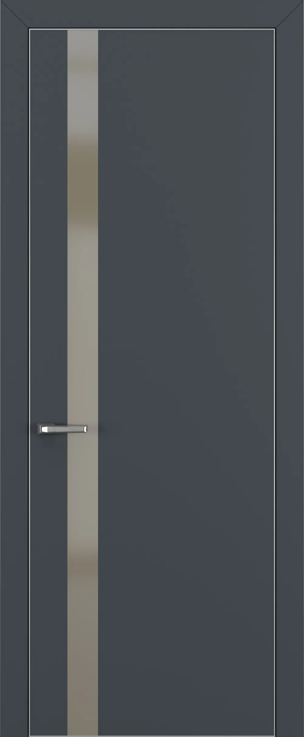 Квалитет К2 Silver Bronze 800*2000 Графит премьер мат ALU Серая с 4-х