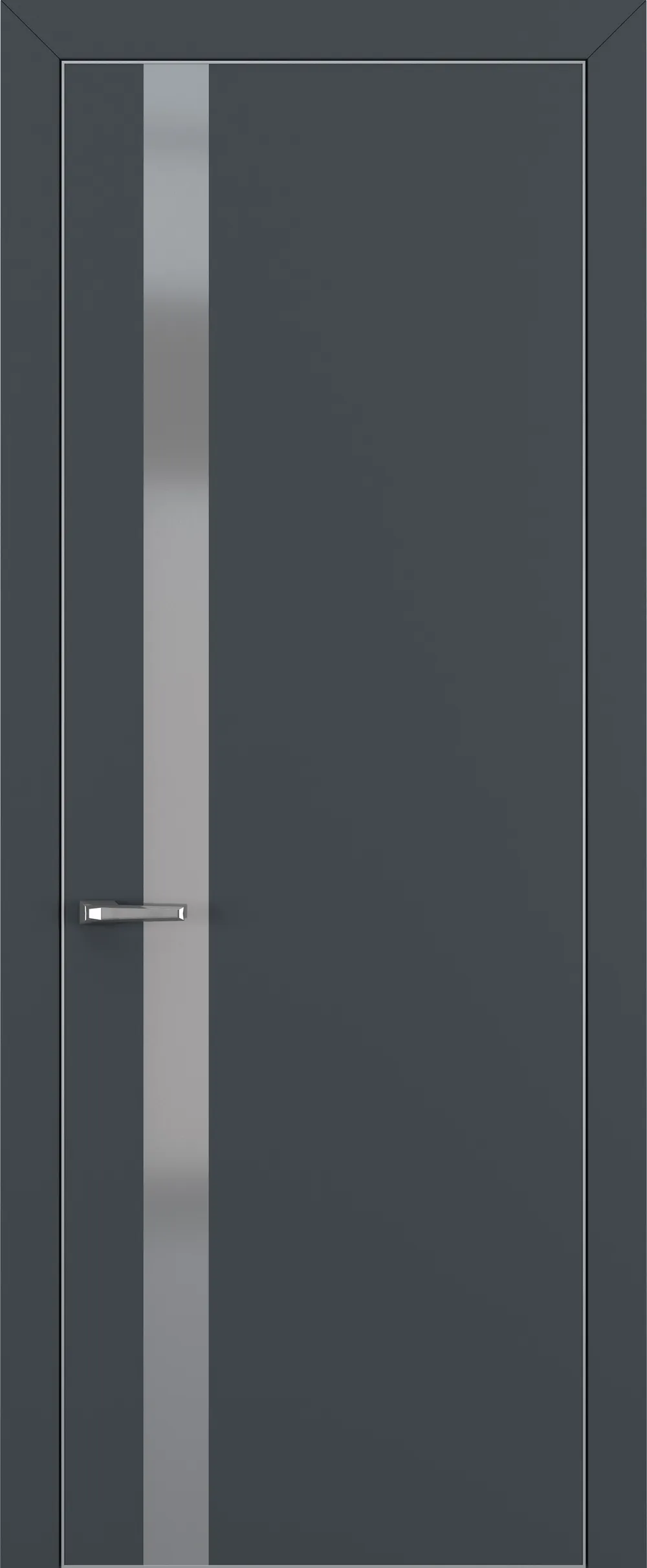 Квалитет К2 Silver Grey 800*2000 Графит премьер мат ALU Серая с 4-х