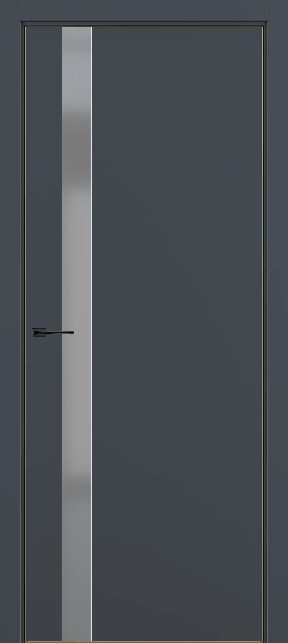 Квалитет К2 Silver Grey 800*2000 Графит премьер мат ALU Золотая с 4-х