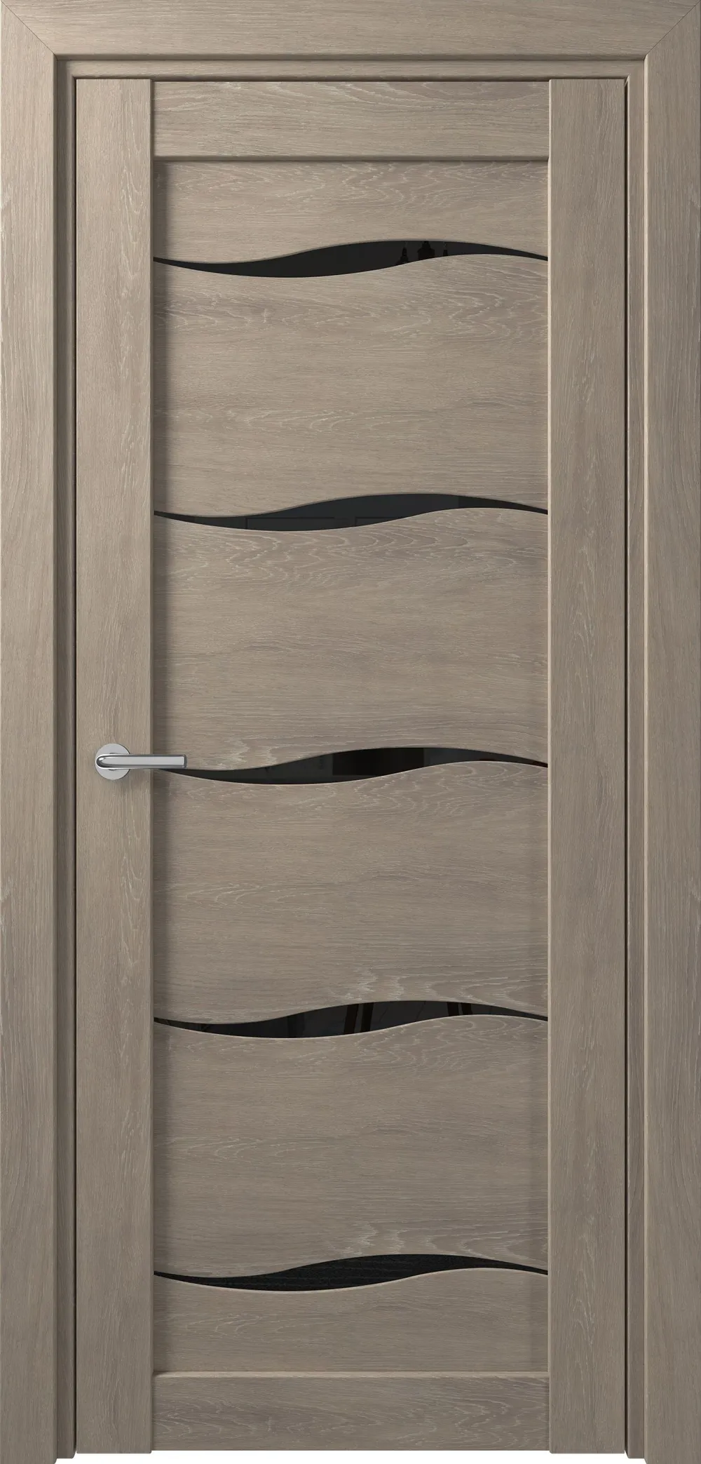 D1 DEFORM ДО черный лак 800*2000 Дуб шале седой