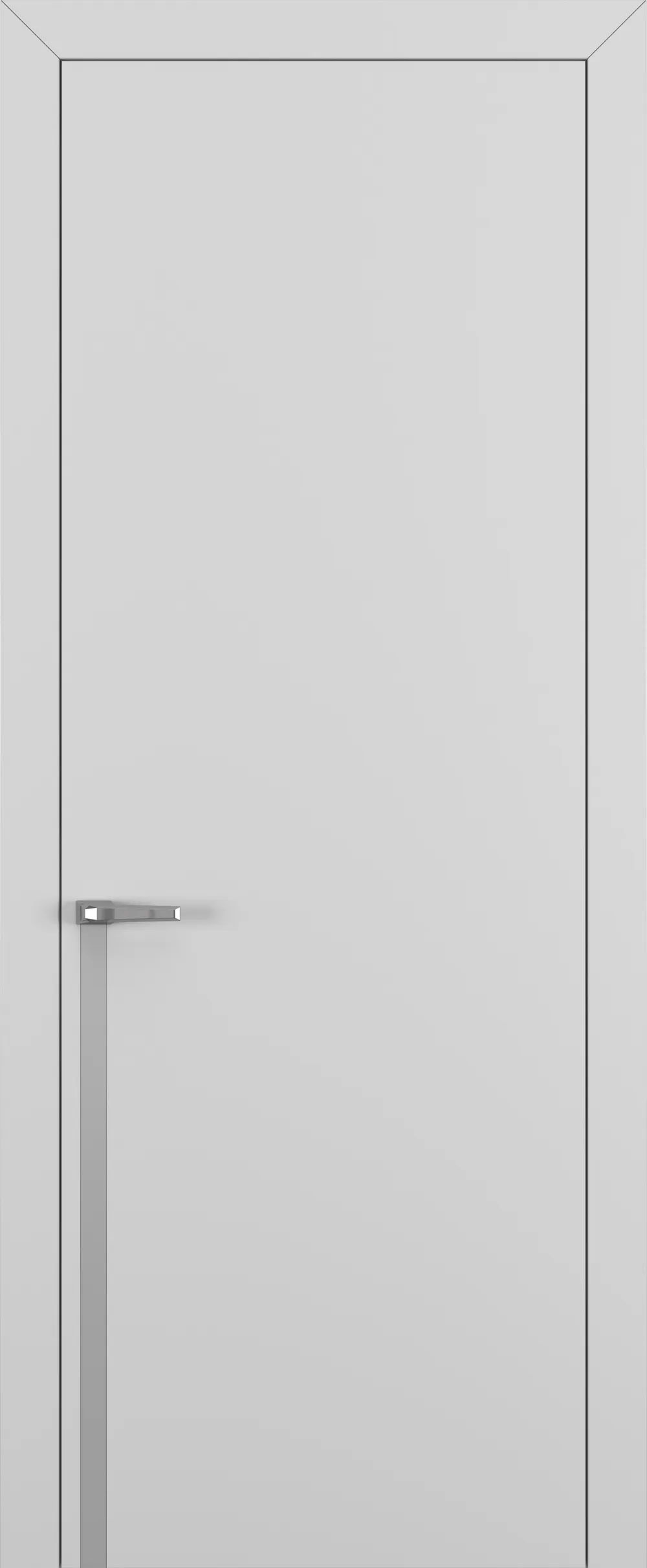 Квалитет К21 800*2000 Матовый серый ABS молдинг серебро (Mh)