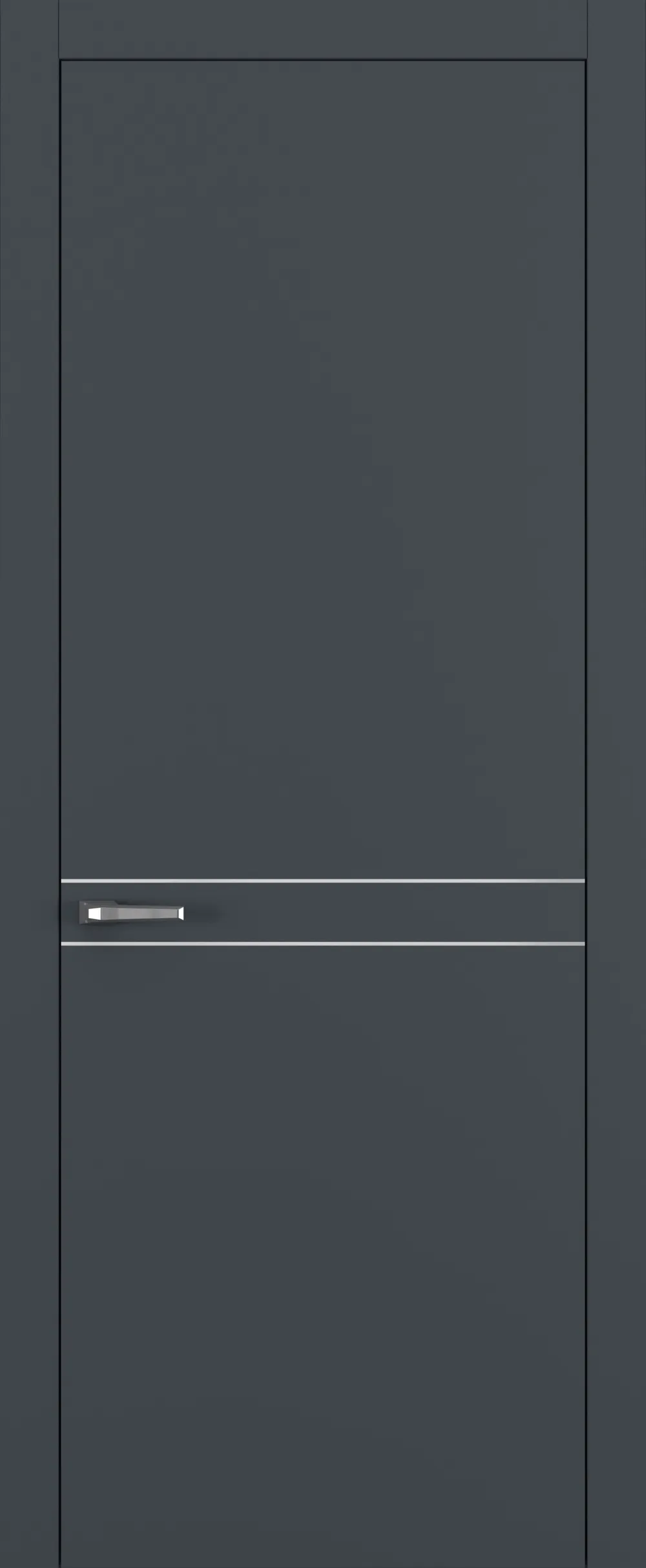 Квалитет К13 800*2000 Графит премьер мат ABS молдинг серебро (Mh)