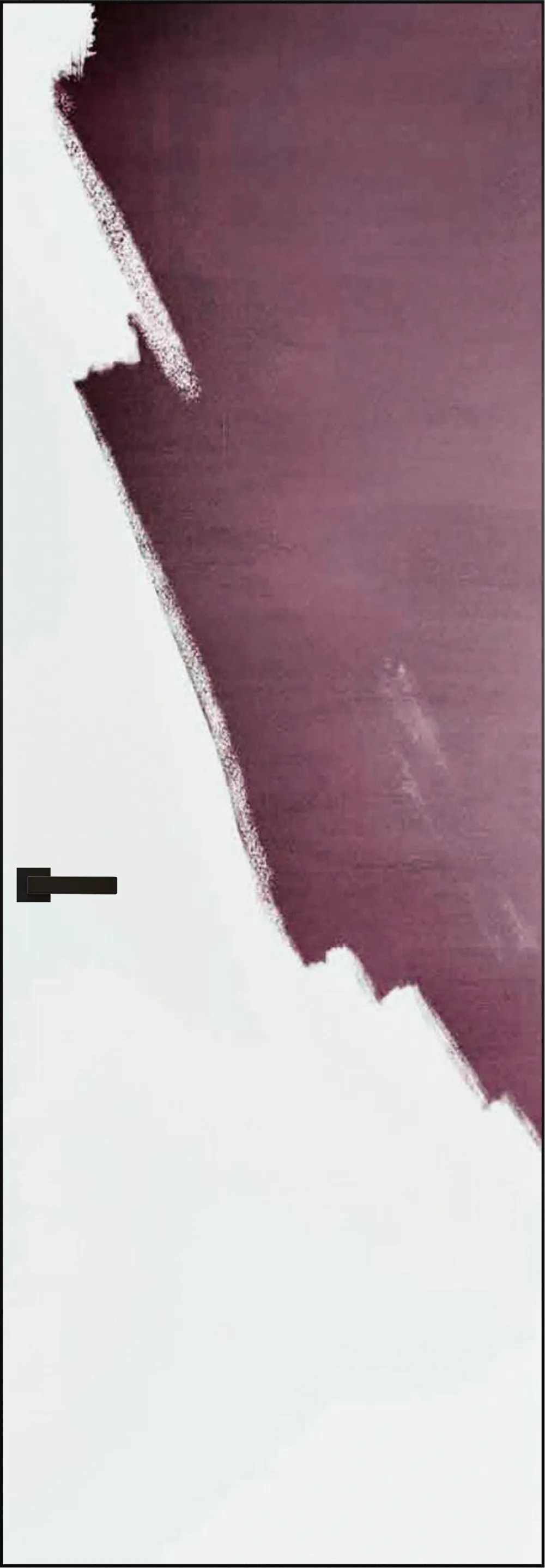 Elen INVISIBLE 800*2000 ALU Черная с 4-х пол-ен (43)