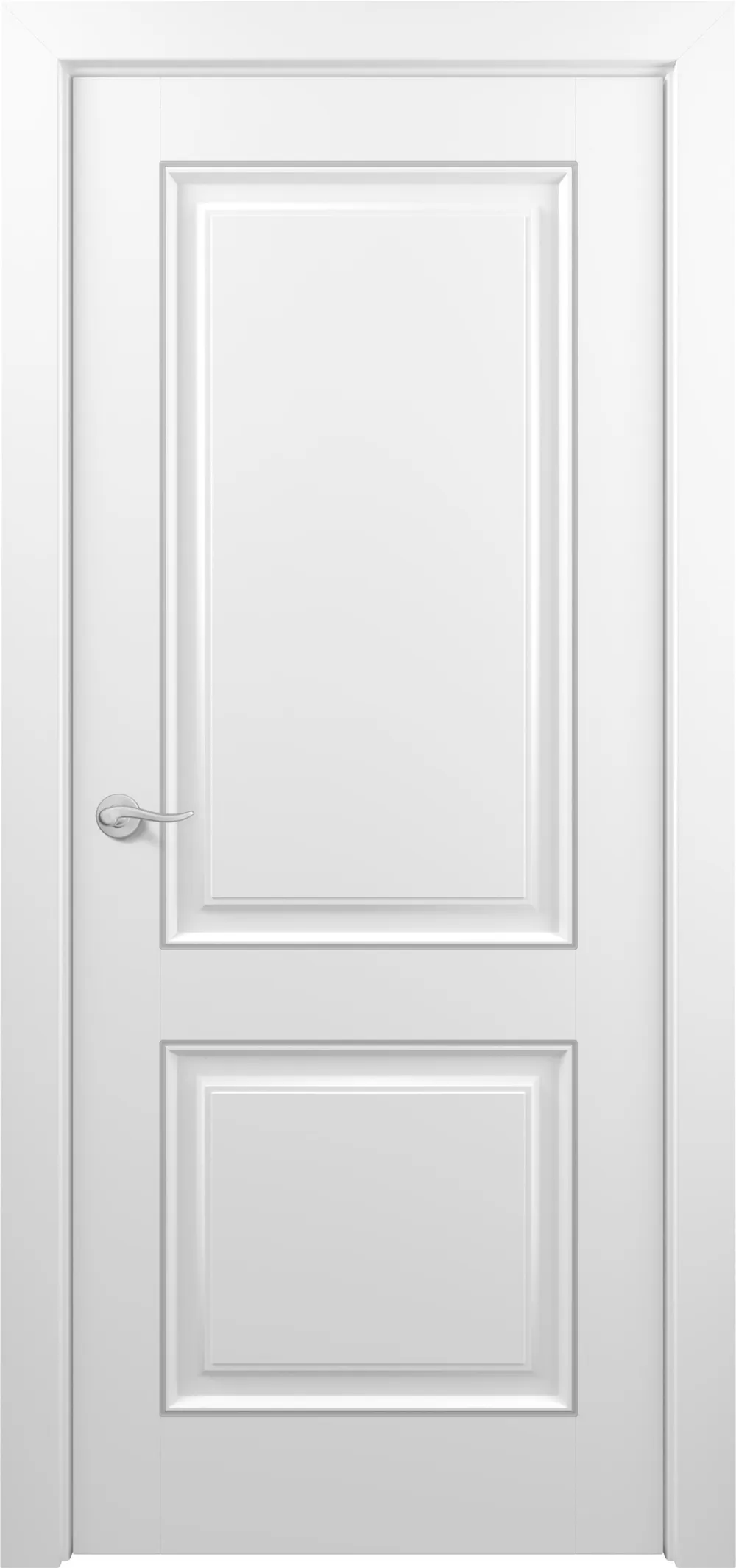 Венеция ДГ ART Classic Т2 800*2000 Белая эмаль патина серебро (в канавку)