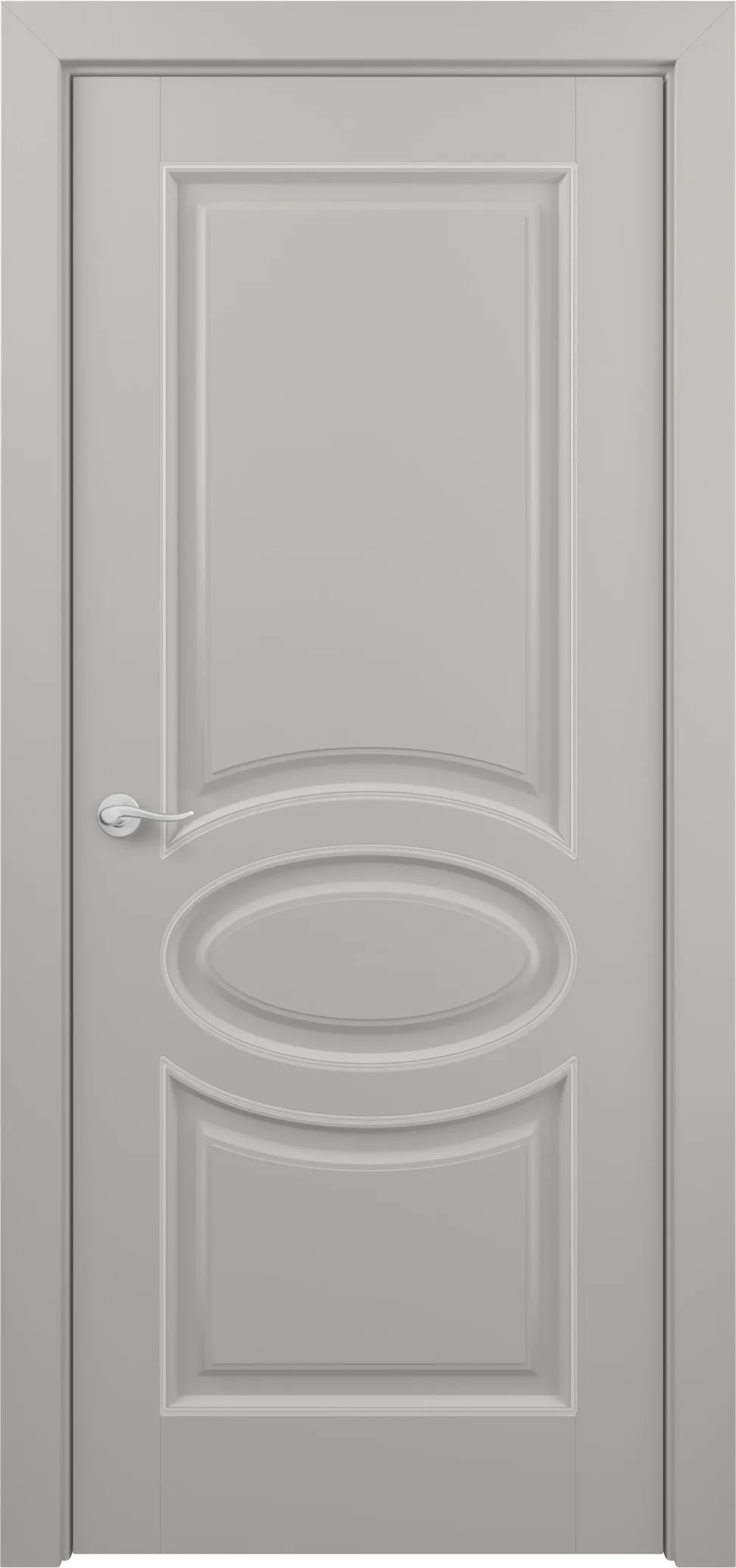 Прованс ДГ ART Classic Т2 800*2000 Светло-серая эмаль патина серебро (в канавку)