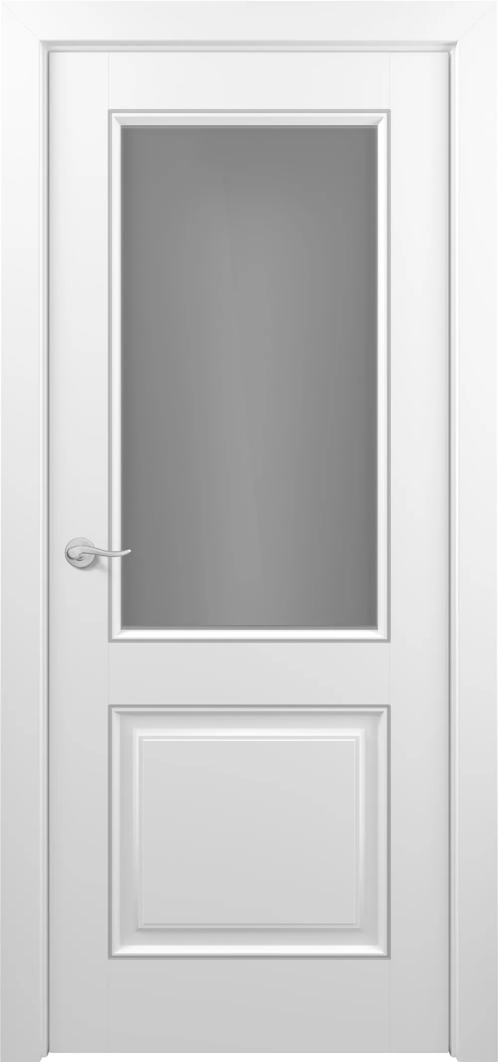 Венеция ДО ART Classic Т2 Сатинато 800*2000 Белая эмаль патина серебро (в канавку) (43)