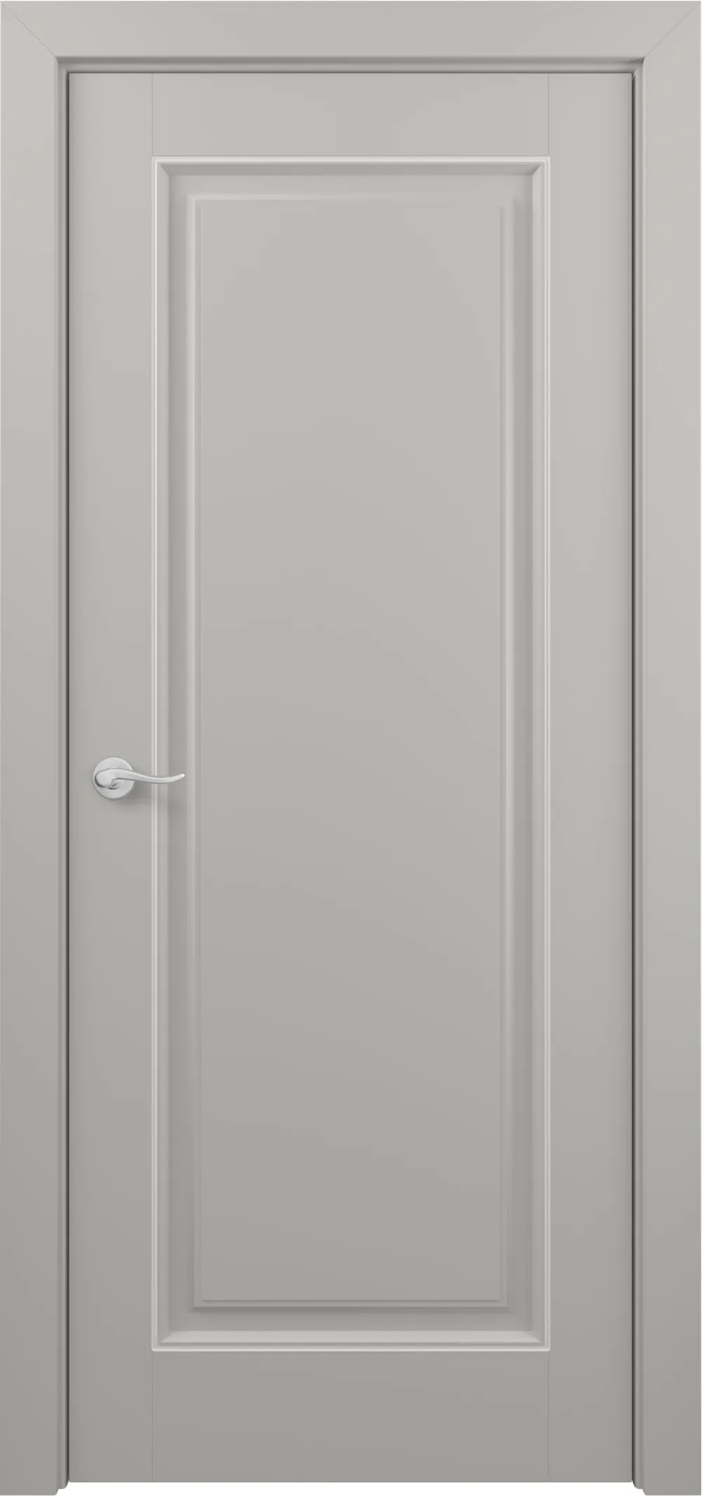 Неаполь ДГ ART Classic Т2 800*2000 Светло-серая эмаль патина серебро (в канавку)