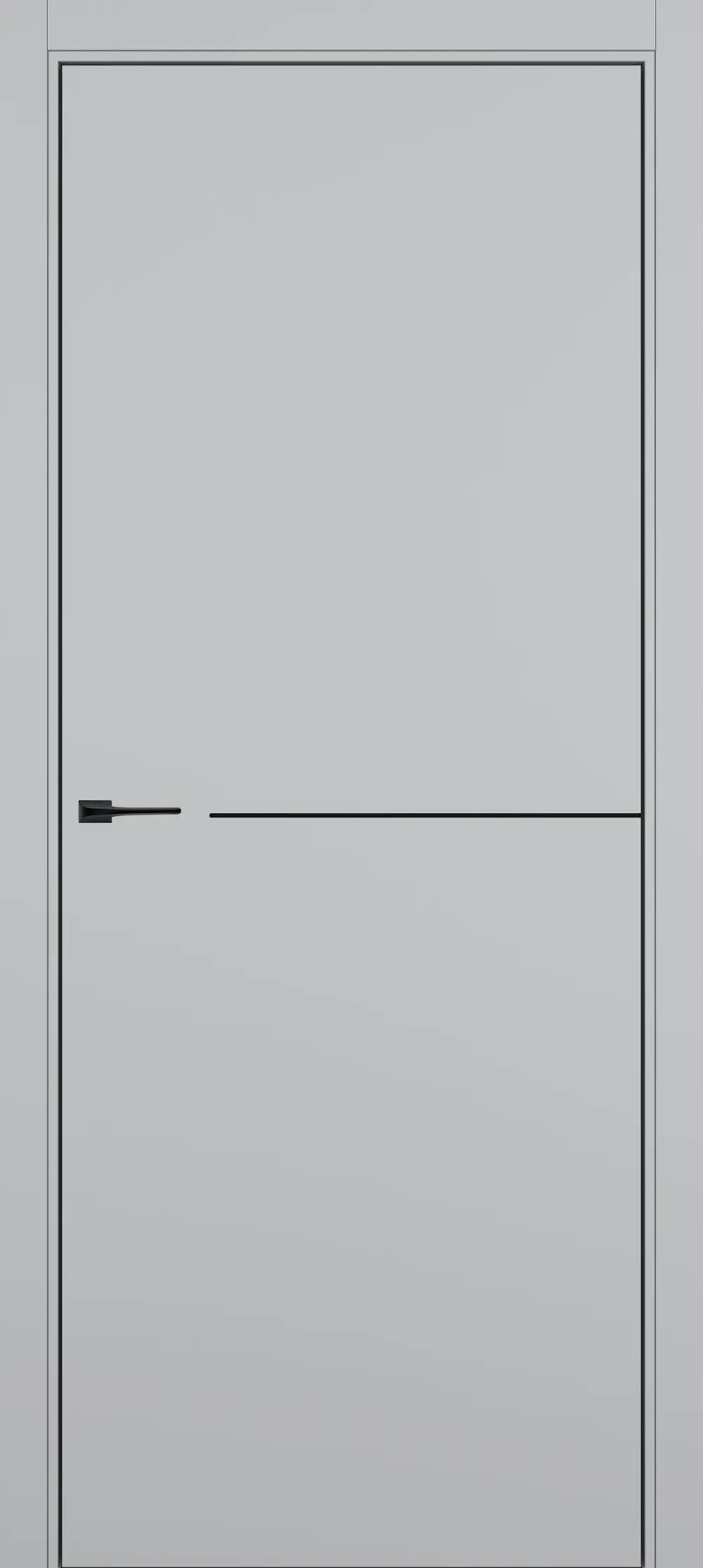 DZ-50.1 В 800*2000 Nardo Grey кромка ABS черная ЗПЗ