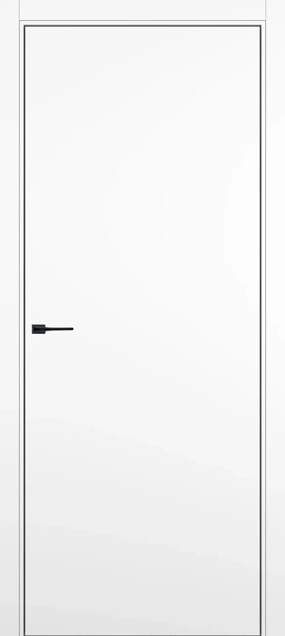 DZ-50 4AB 800*2000 Shellac White кромка ALU Черная ЗПЗ