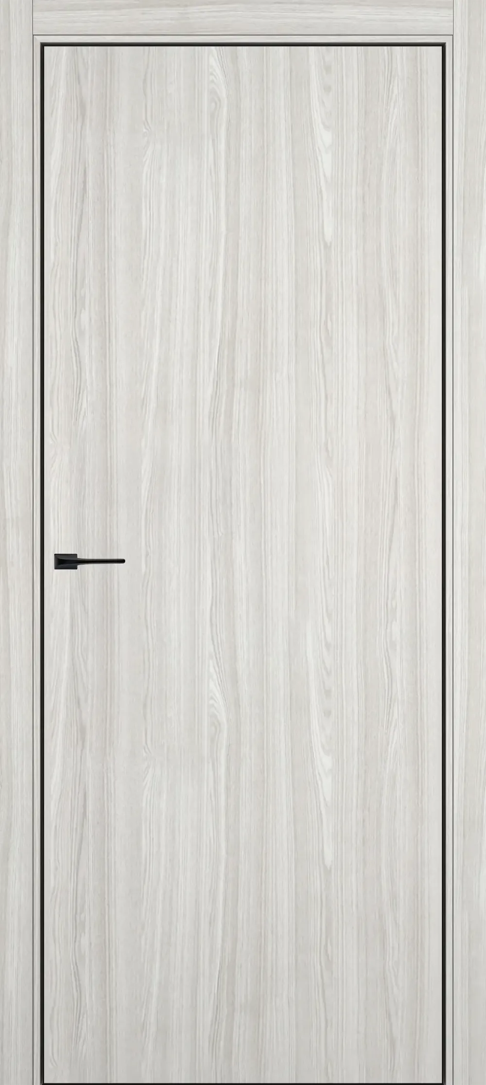 DZ-50 4AB 800*2000 White Oak кромка ALU Черная ЗПЗ