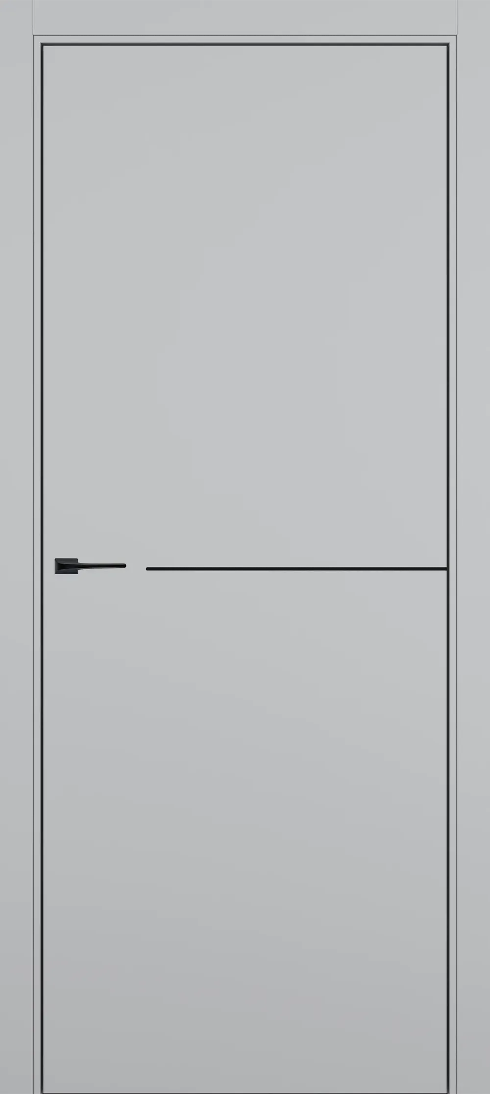 DZ-50.1 4AB 800*2000 Shellac Grey Молдинг черный кромка ALU Черная ЗПЗ