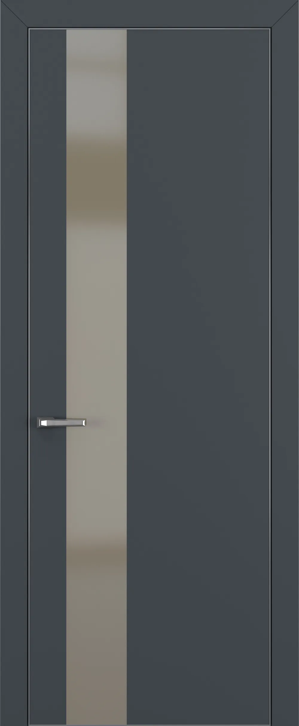 Квалитет К3 Silver Bronze 800*2000 Графит премьер мат ALU Серая с 4-х