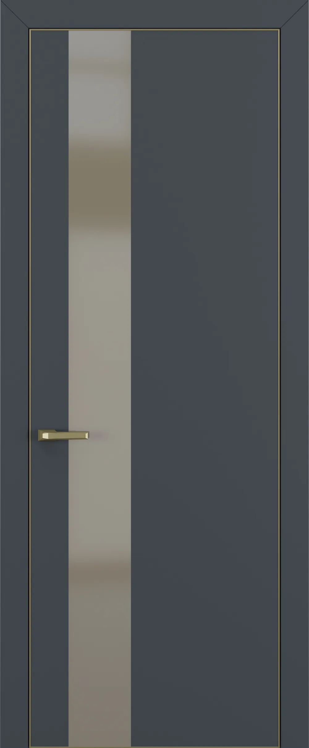 Квалитет К3 Silver Bronze 800*2000 Графит премьер мат ALU Золотая с 4-х