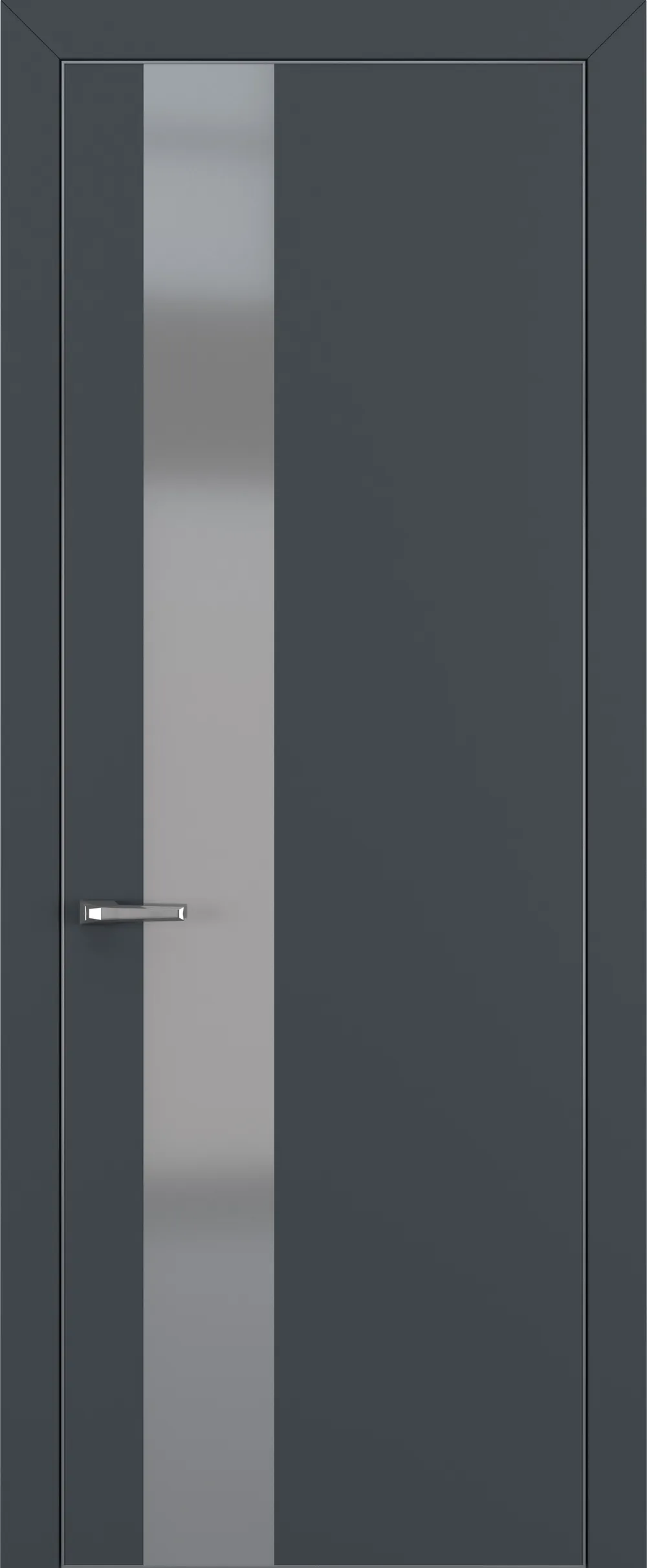 Квалитет К3 Silver Grey 800*2000 Графит премьер мат ALU Серая с 4-х