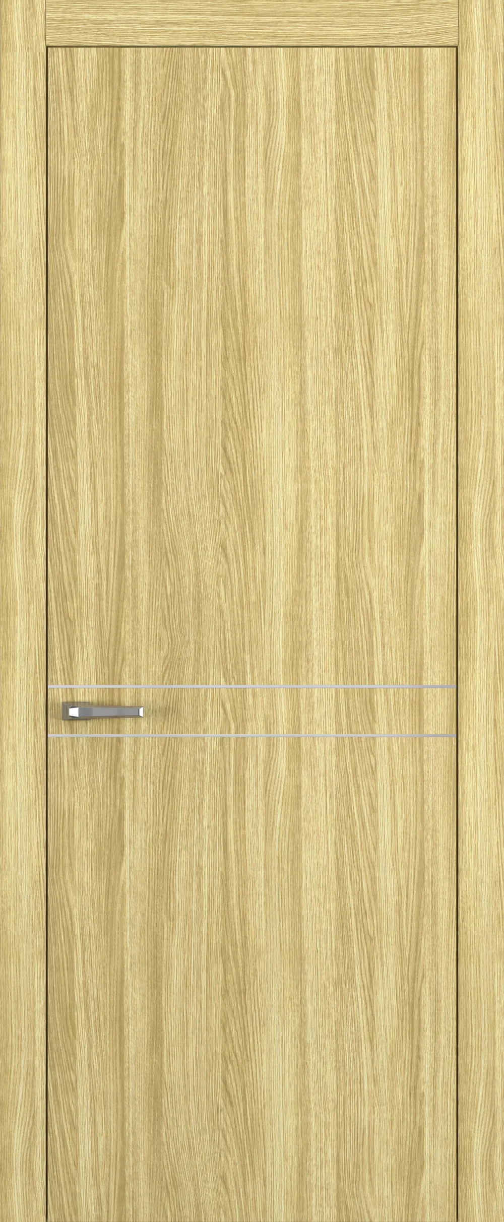 Квалитет К13 800*2000 Дуб натуральный ABS молдинг серебро (Mh)