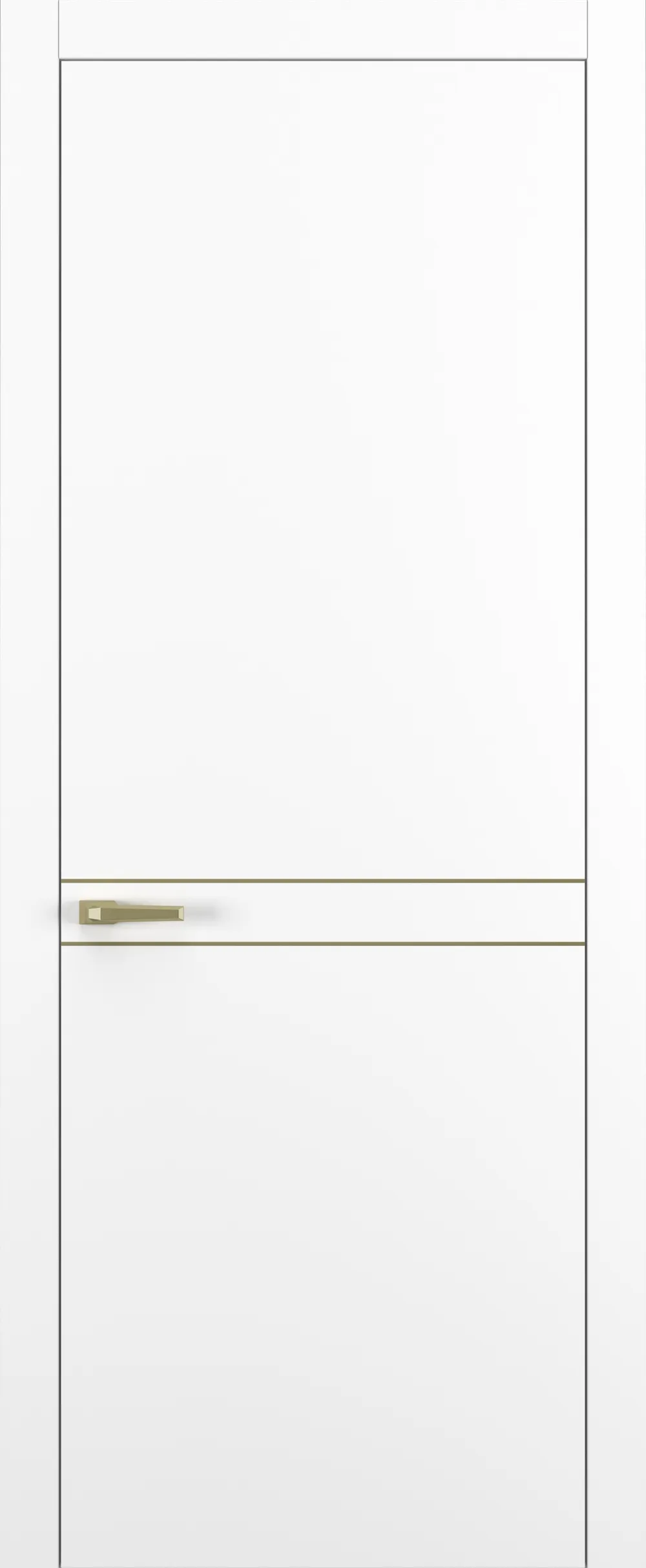 Квалитет К13 800*2000 Белый матовый ABS молдинг золото (Mg)