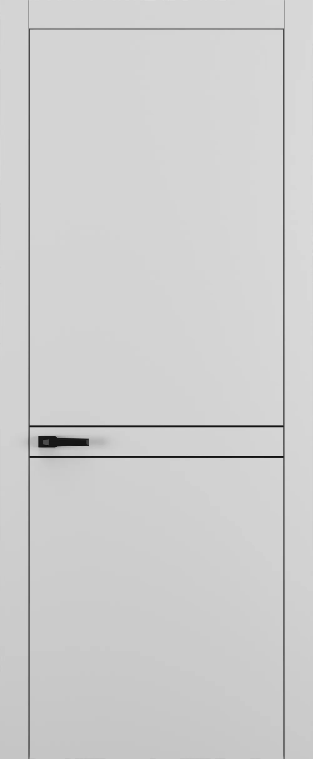 Квалитет К13 800*2000 Матовый серый ABS молдинг черный (Mb)