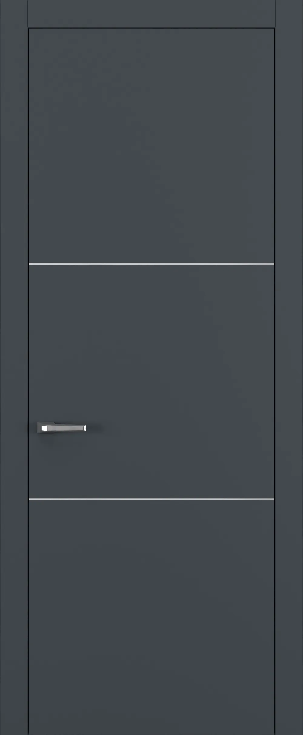 Квалитет К11 800*2000 Графит премьер мат ABS молдинг серебро (Mh)