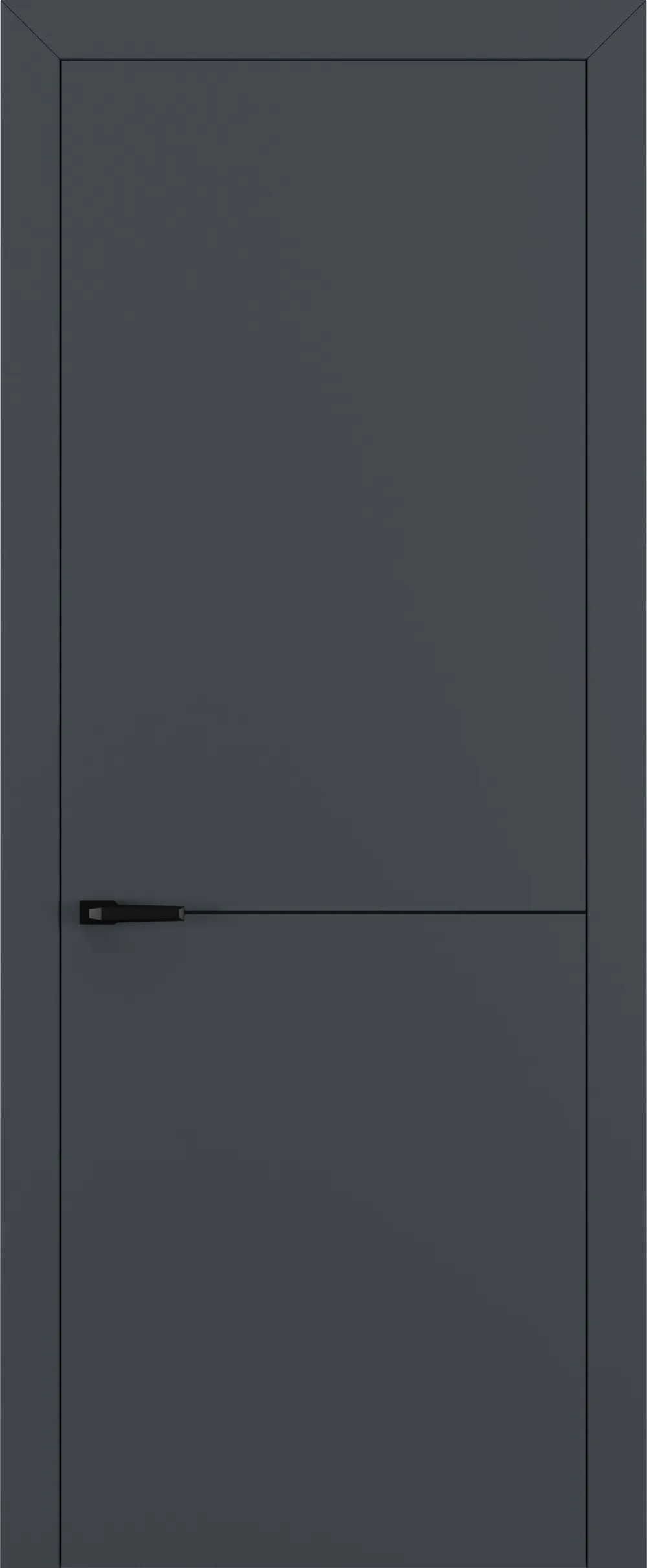 Квалитет К10 800*2000 Графит премьер мат ABS молдинг черный (Mb)