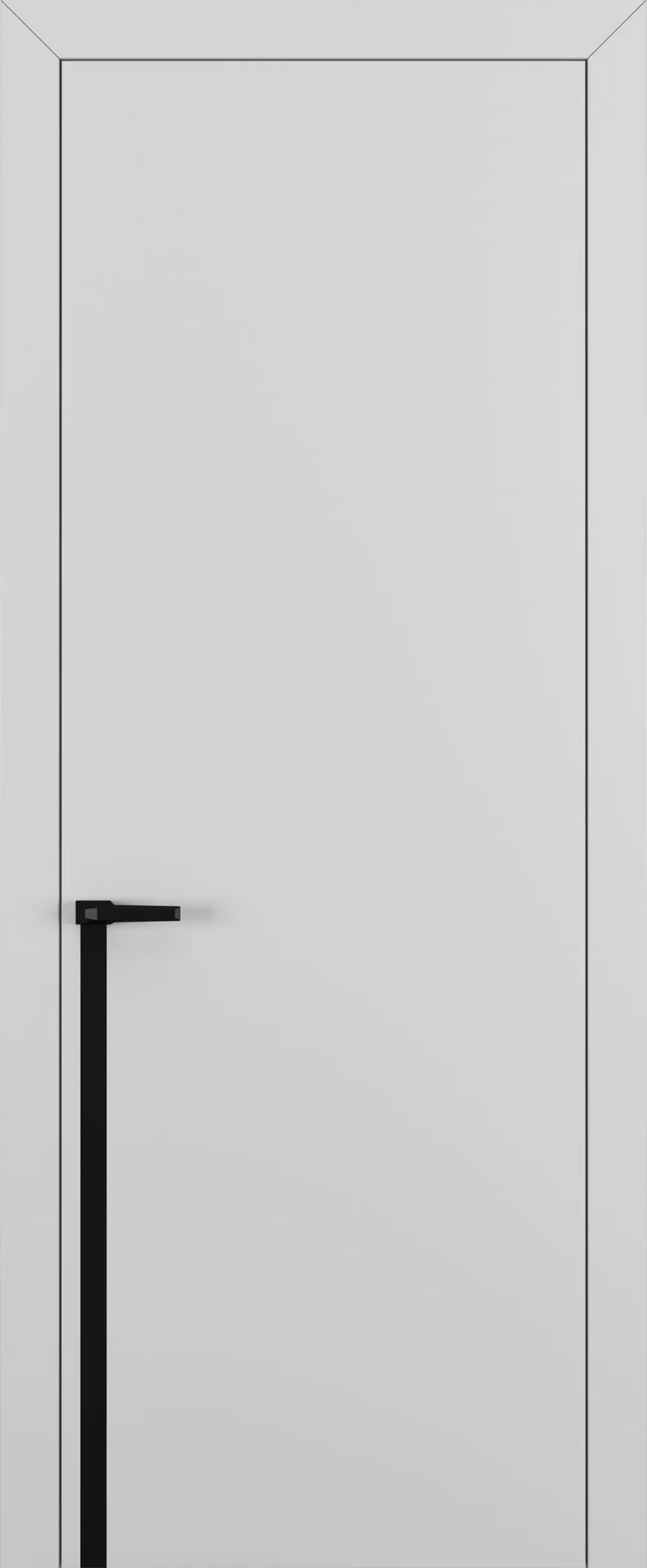 Квалитет К21 800*2000 Матовый серый ABS молдинг черный (Mb)