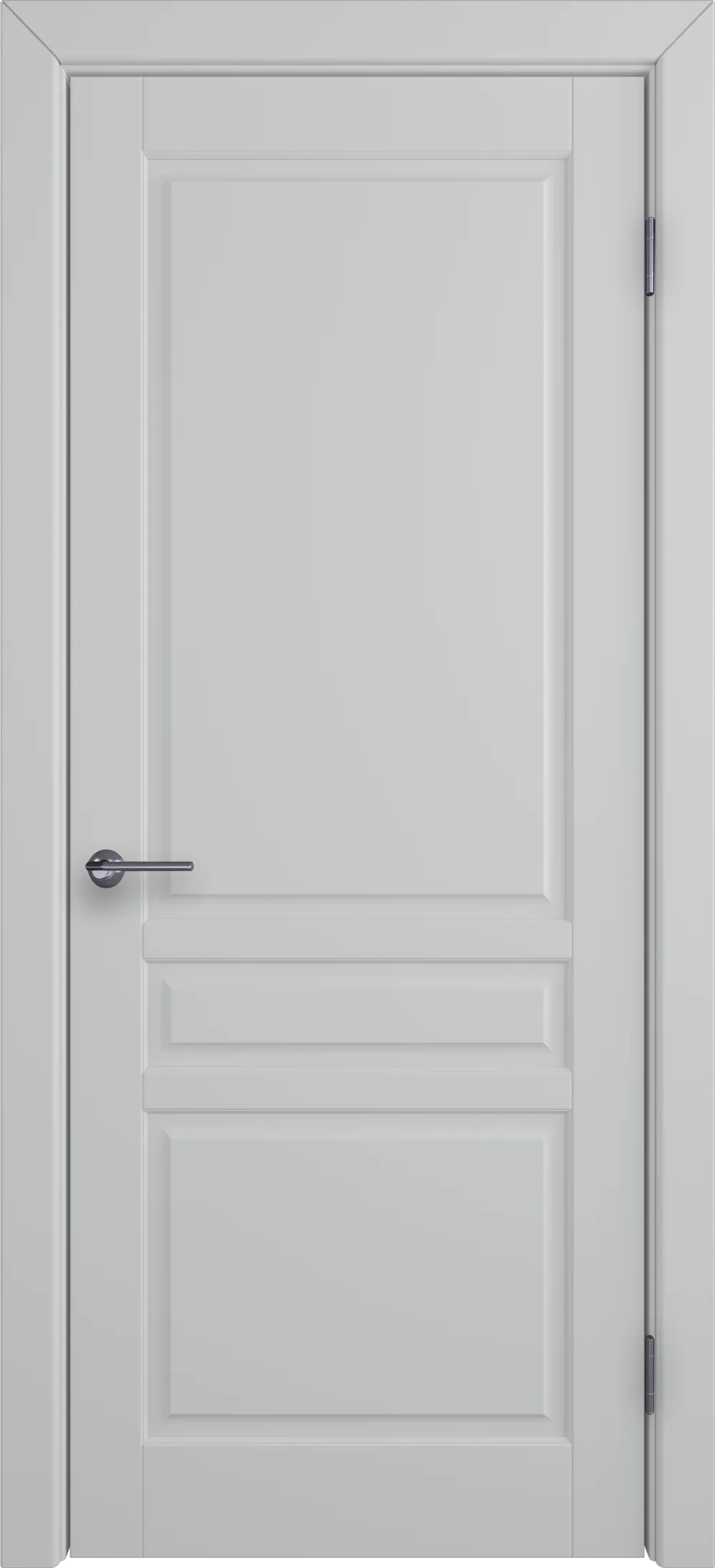 Integra 10 ДГ 800*2000 Серебро эмаль