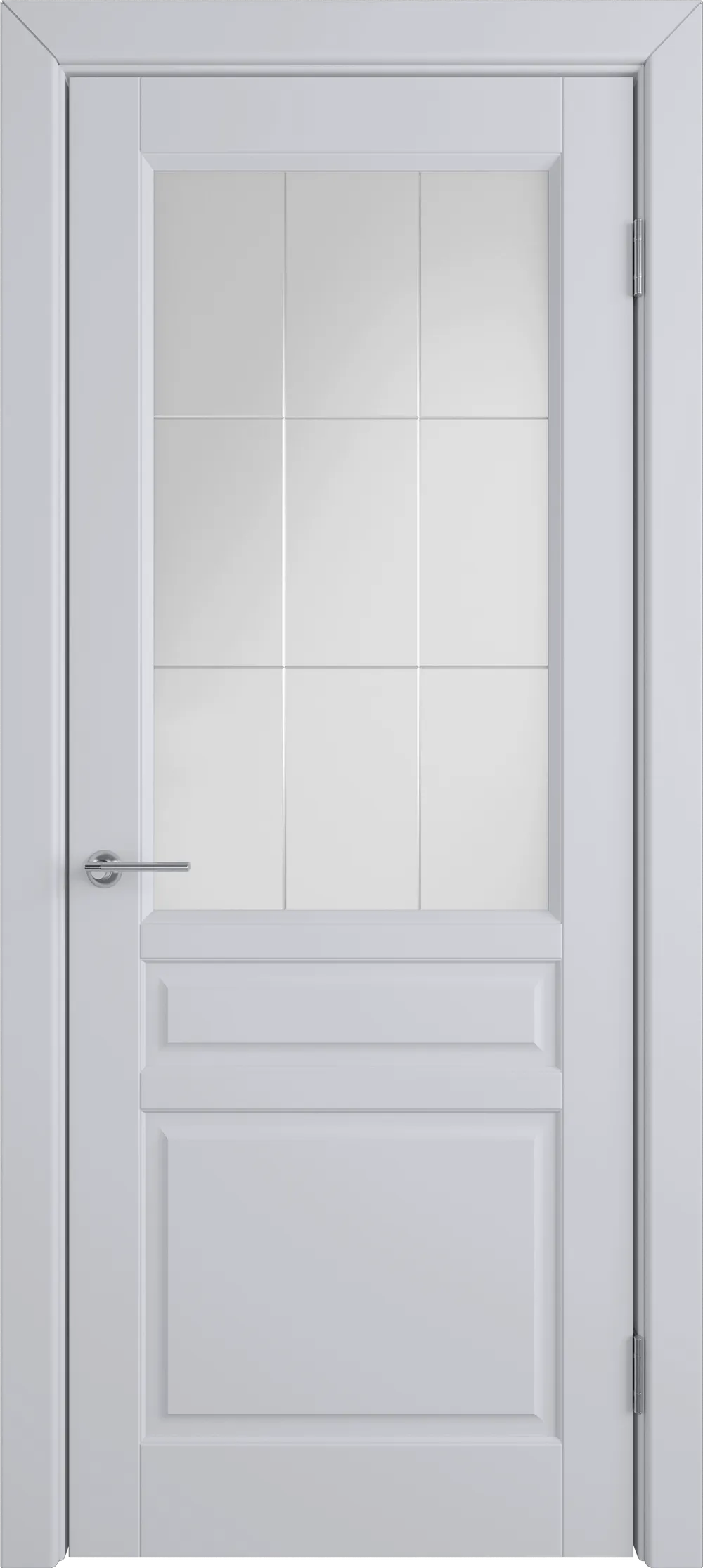 Integra 10 ДО Crystal Cloud Cross 800*2000 Светло-серая эмаль