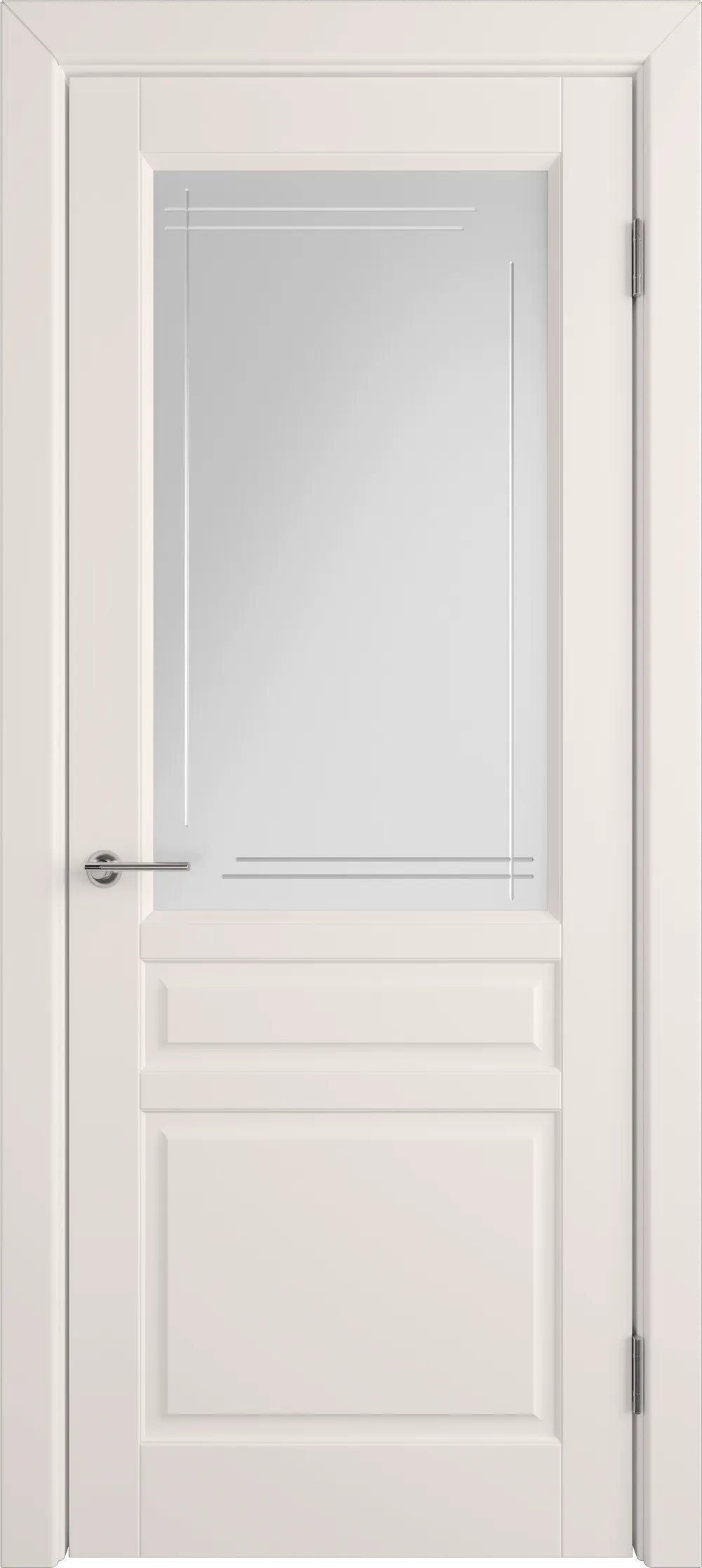 Integra 10 ДО Crystal Cloud Line 800*2000 Слоновая кость эмаль