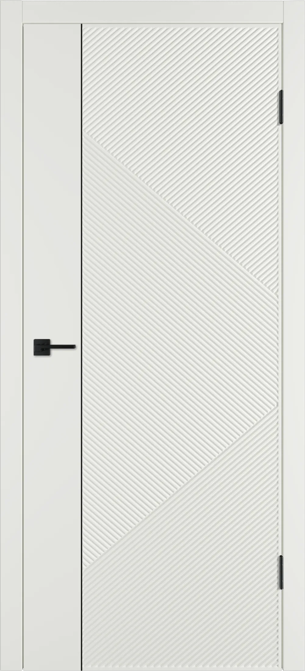 Integra 25.1 ДГ 800*2000 Мокко эмаль Молдинг Черный