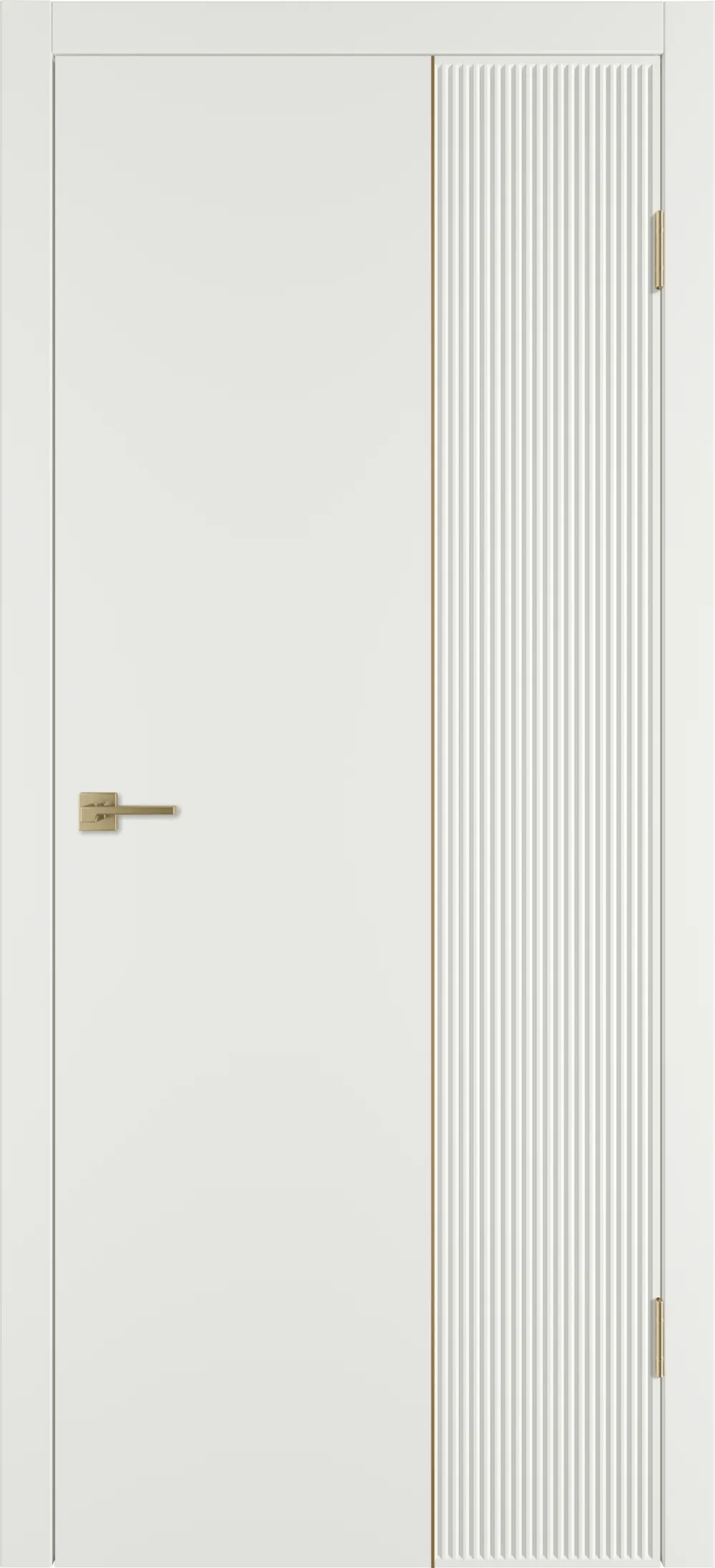 Integra 27.2 ДГ 800*2000 Мокко эмаль Молдинг Золото