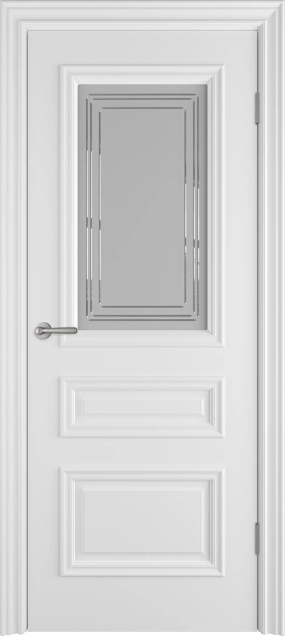 Integra 22.3 ДО Crystal Cloud 800*2000 Белая эмаль