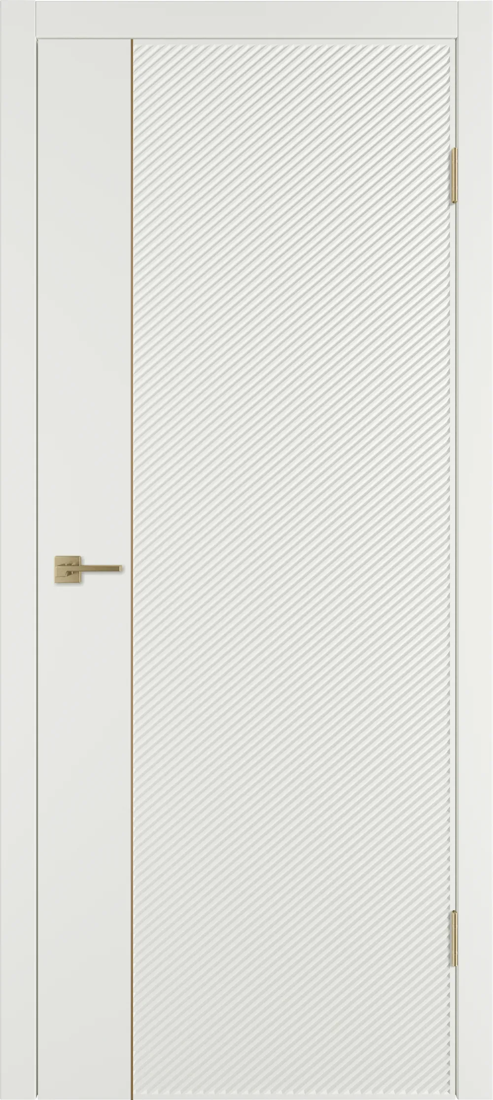 Integra 26.1 ДГ 800*2000 Мокко эмаль Молдинг Золото