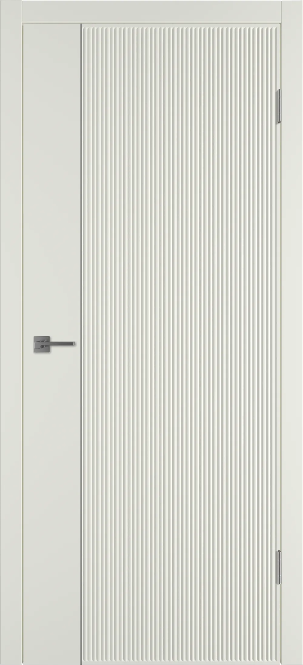 Integra 27.1 ДГ 800*2000 Магнолия эмаль Молдинг Серебро