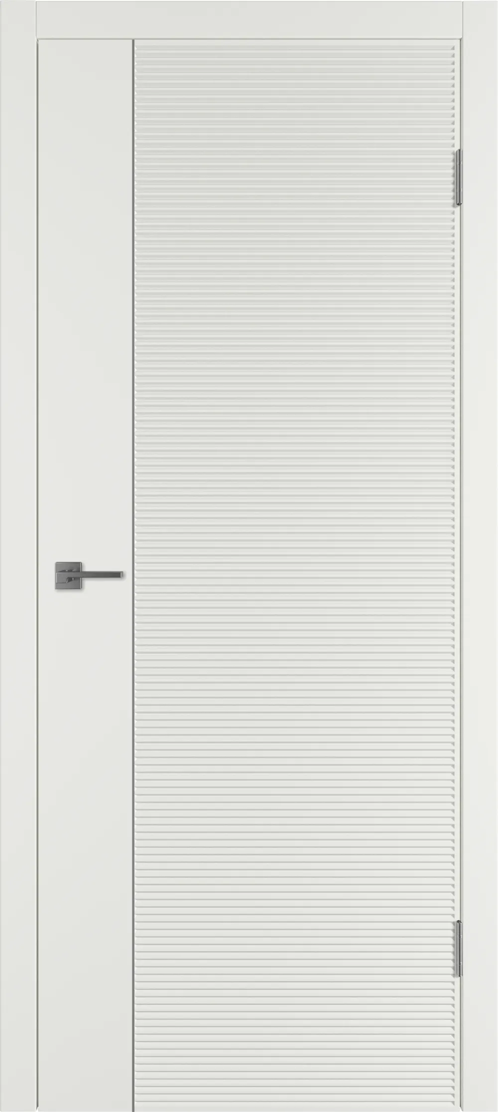 Integra 28.1 ДГ 800*2000 Мокко эмаль Молдинг Серебро