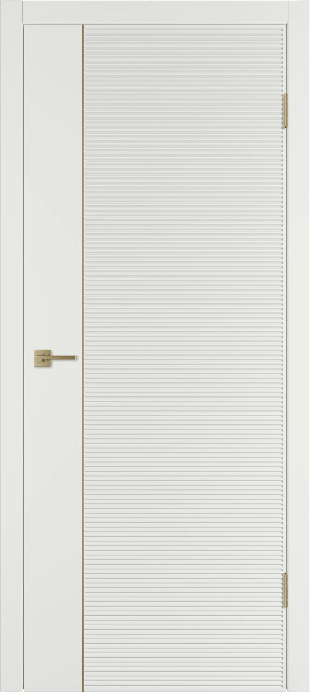 Integra 28.1 ДГ 800*2000 Мокко эмаль Молдинг Золото