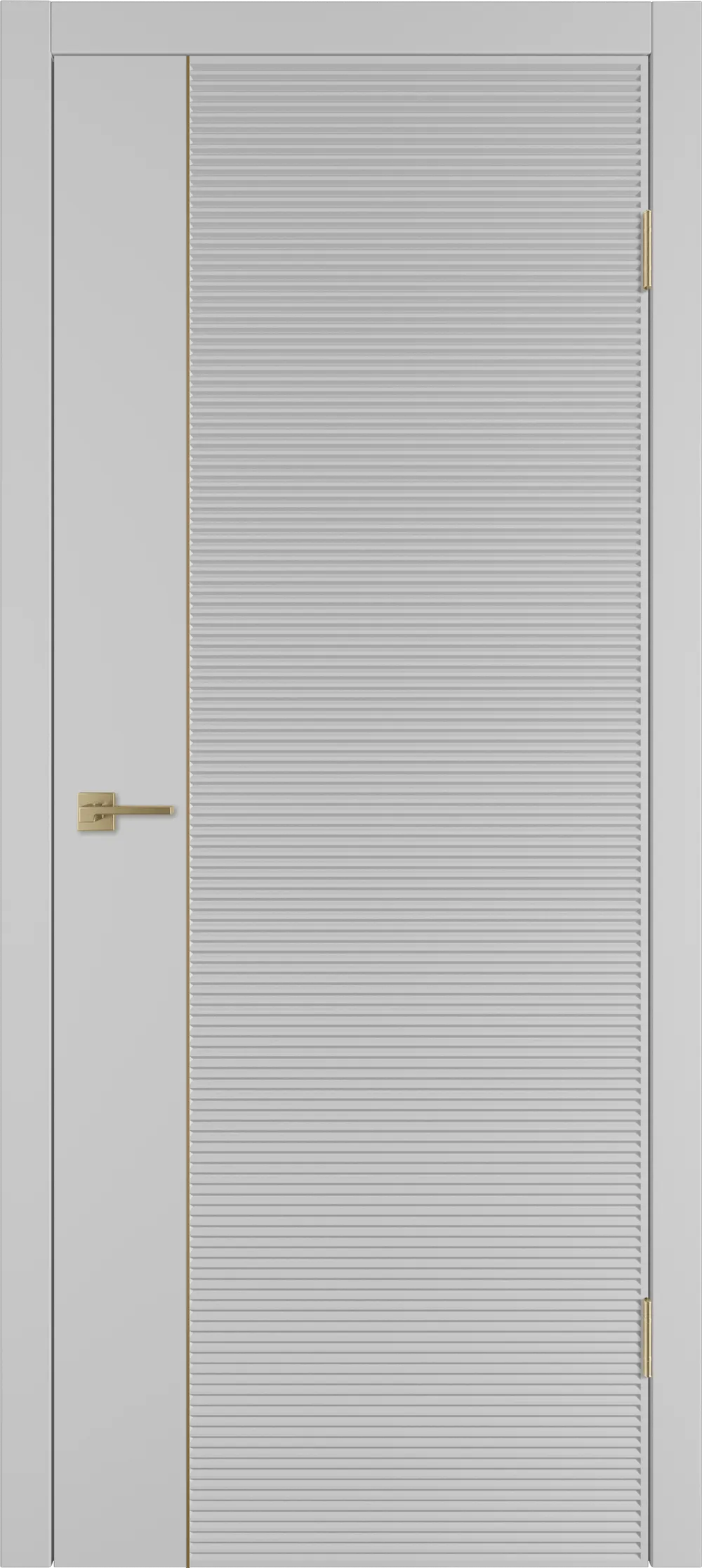 Integra 28.1 ДГ 800*2000 Серебро эмаль Молдинг Золото