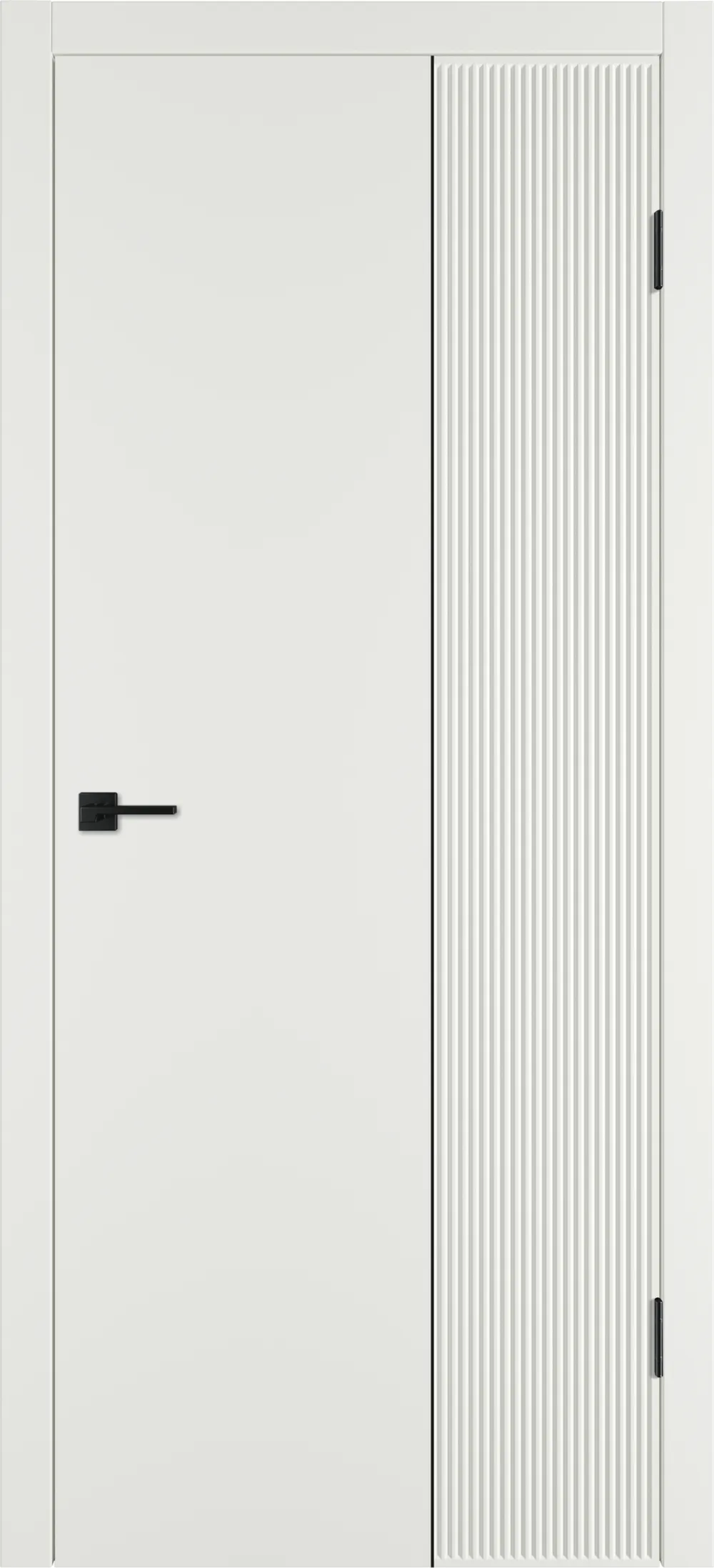 Integra 27.2 ДГ 800*2000 Мокко эмаль Молдинг Черный