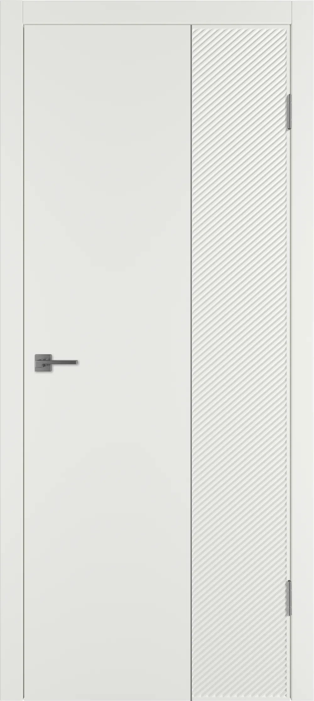 Integra 26.2 ДГ 800*2000 Мокко эмаль Молдинг Серебро