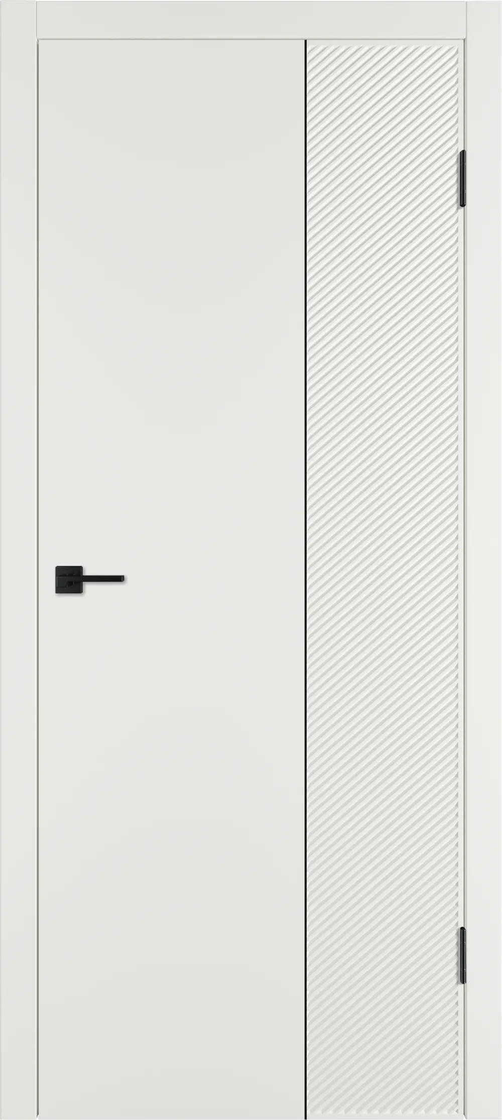 Integra 26.2 ДГ 800*2000 Мокко эмаль Молдинг Черный