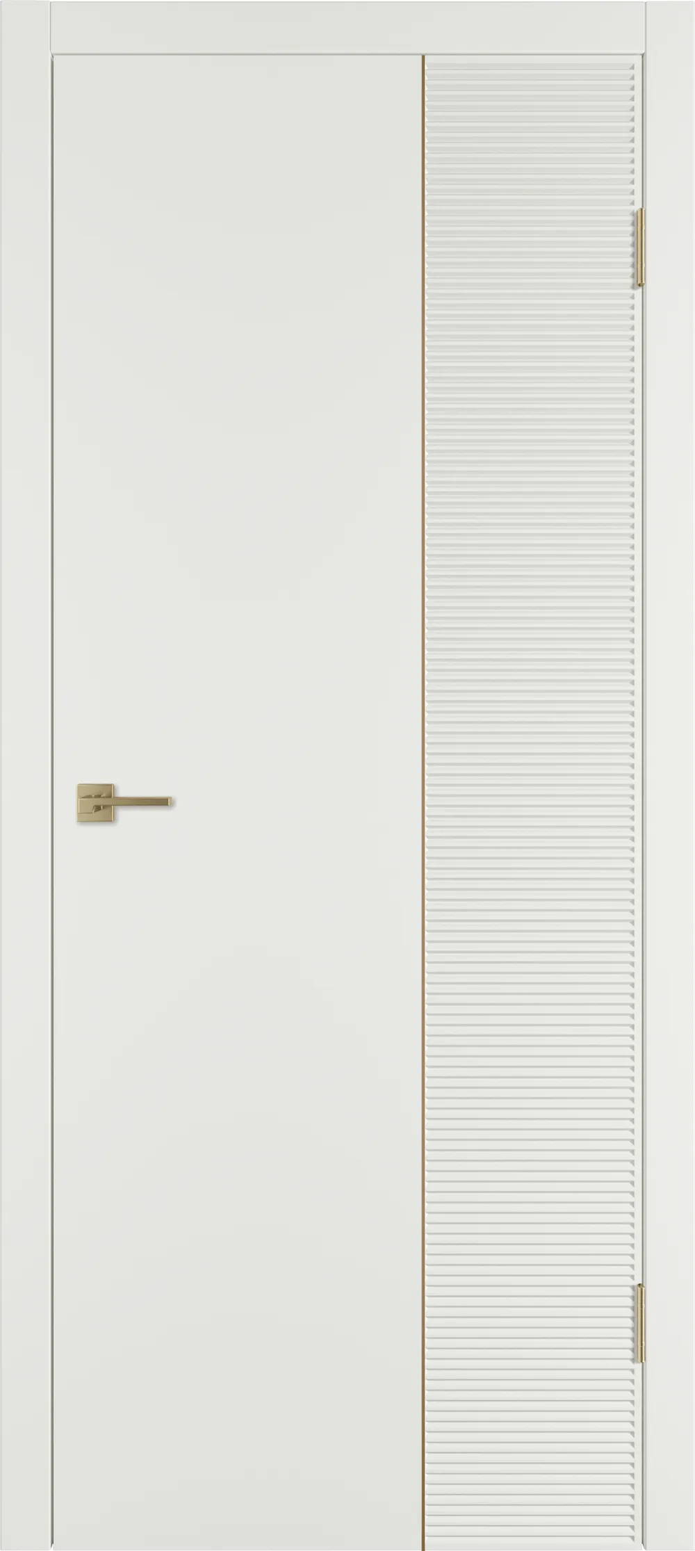 Integra 28.2 ДГ 800*2000 Мокко эмаль Молдинг Золото