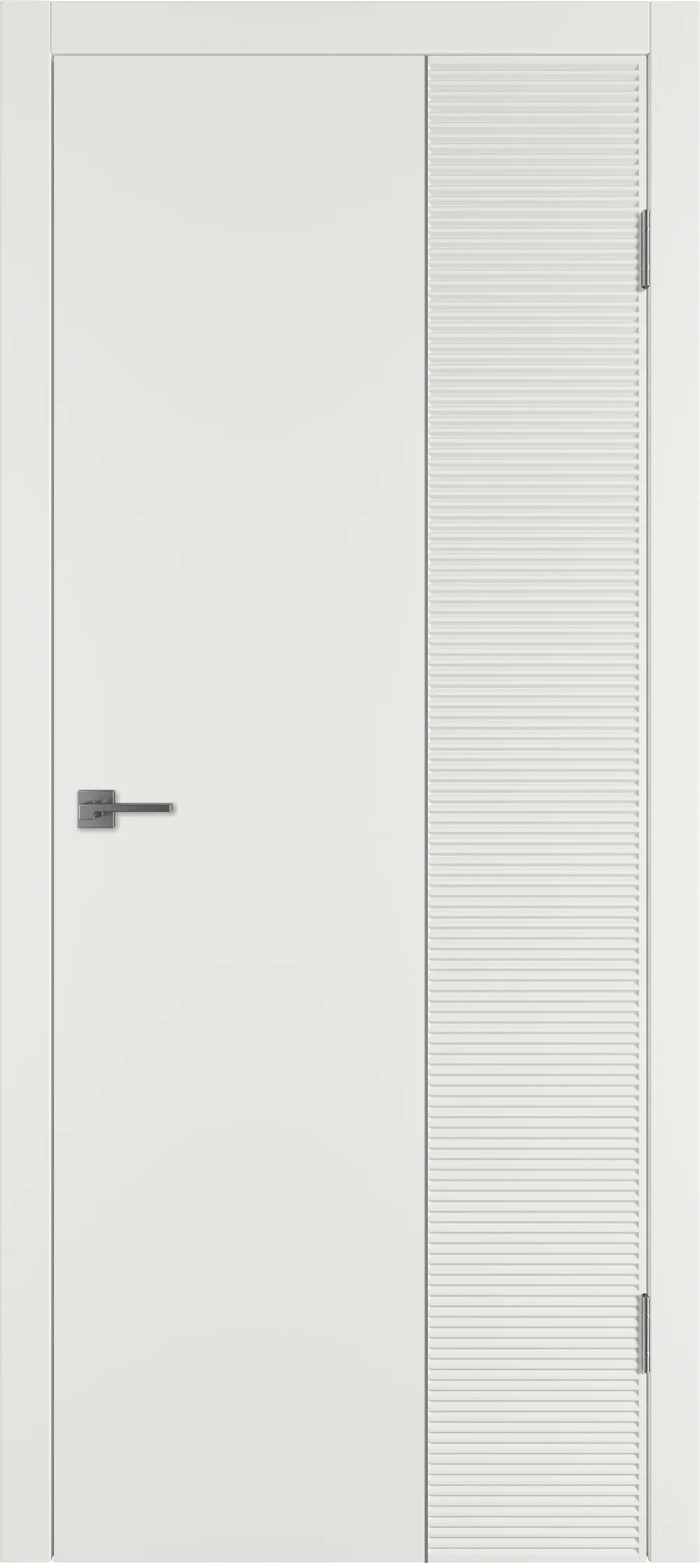 Integra 28.2 ДГ 800*2000 Мокко эмаль Молдинг Серебро