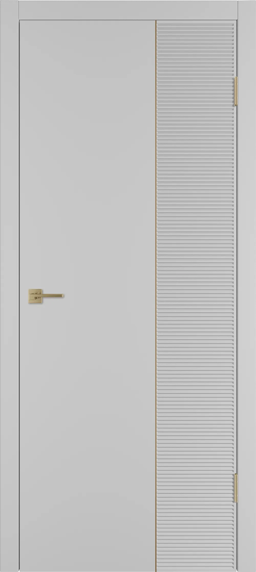 Integra 28.2 ДГ 800*2000 Серебро эмаль Молдинг Золото